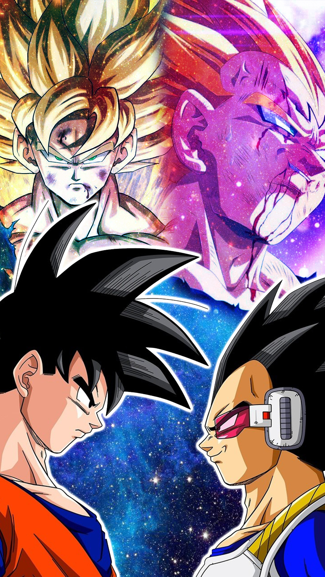 Download mobile wallpaper Anime, Dragon Ball Z, Dragon Ball, Goku, Vegeta (Dragon Ball) for free.