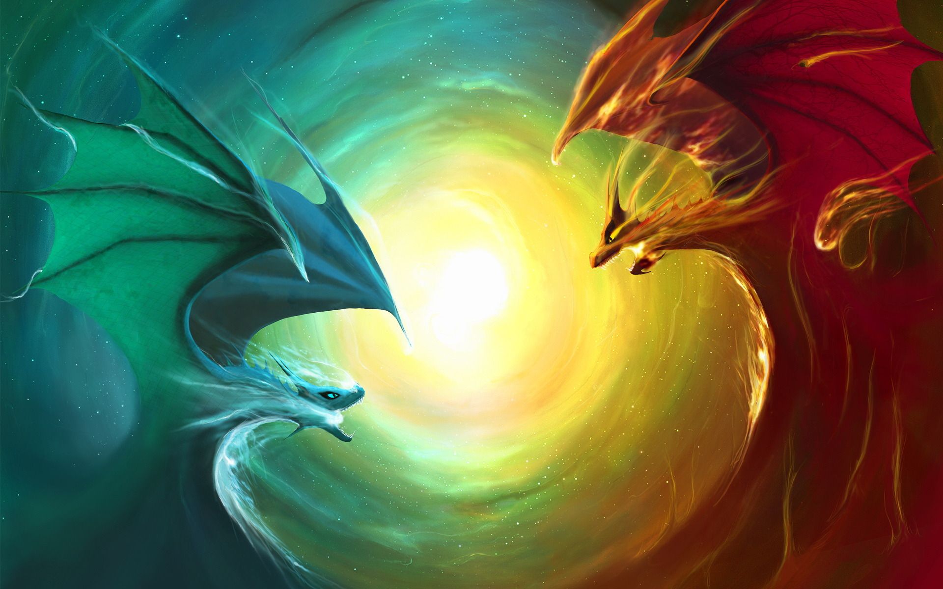 Free download wallpaper Fantasy, Dragon on your PC desktop