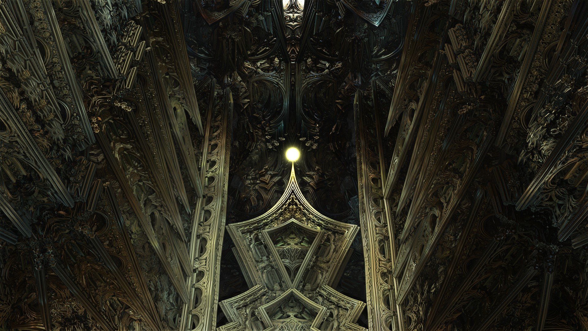 Download mobile wallpaper Fantasy, Gothic, Architecture, Dark, Artistic for free.