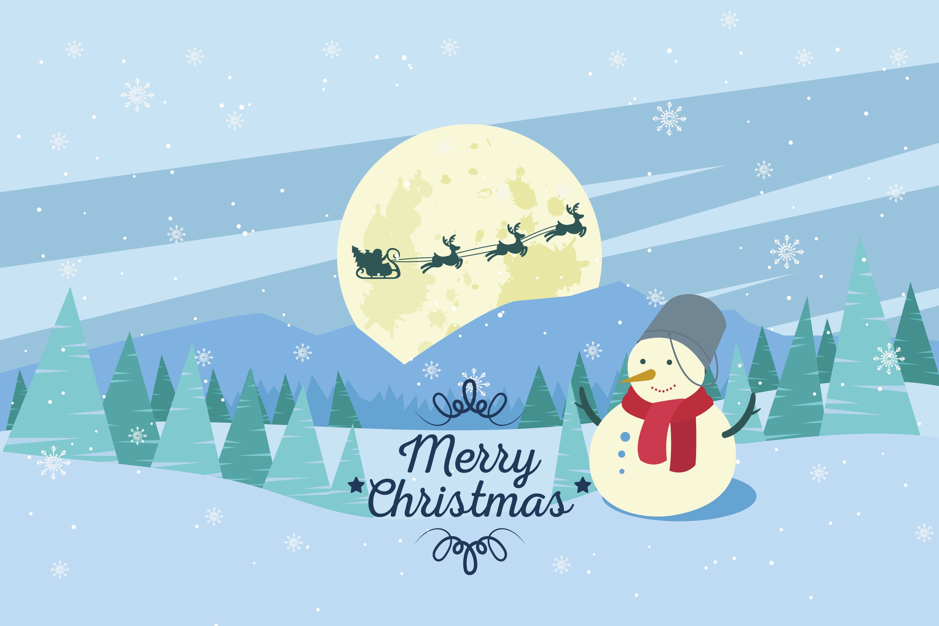 Free download wallpaper Winter, Snowman, Christmas, Holiday, Merry Christmas on your PC desktop