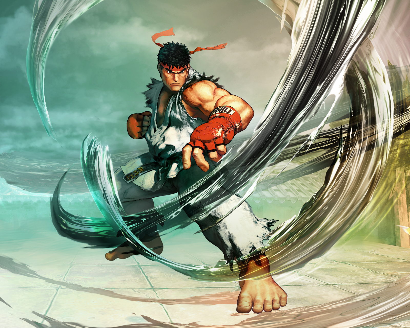 Laden Sie das Computerspiele, Straßenkämpfer, Ryu (Straßenkämpfer), Street Fighter V-Bild kostenlos auf Ihren PC-Desktop herunter