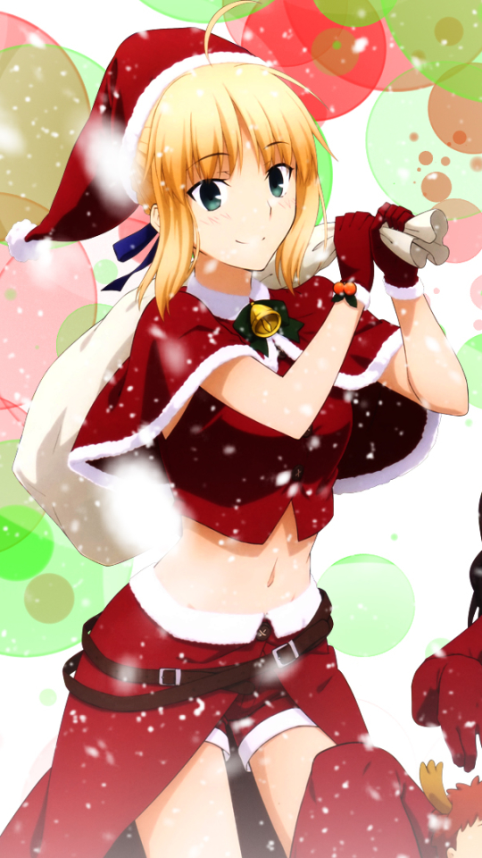 Download mobile wallpaper Anime, Christmas, Fate/stay Night, Fate Series for free.