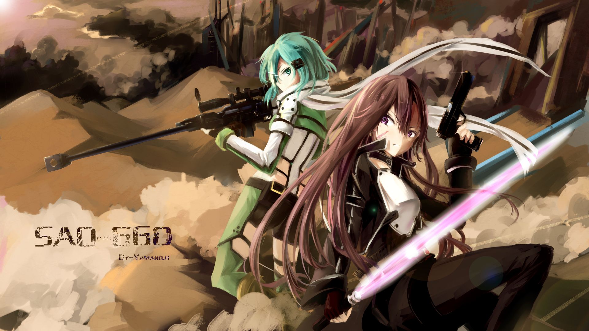 Descarga gratuita de fondo de pantalla para móvil de Sword Art Online, Animado, Kazuto Kirigaya, Espada Arte En Línea Ii, Shino Asada.