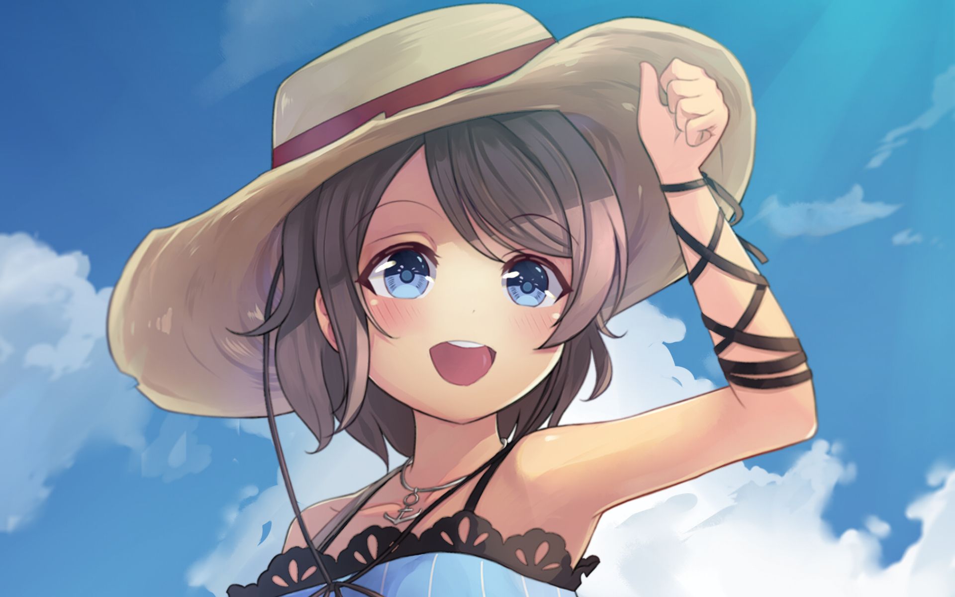 Free download wallpaper Anime, Love Live!, Love Live! Sunshine!!, You Watanabe on your PC desktop