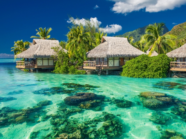 Free download wallpaper Tropics, Lagoon, Tropical, Photography on your PC desktop