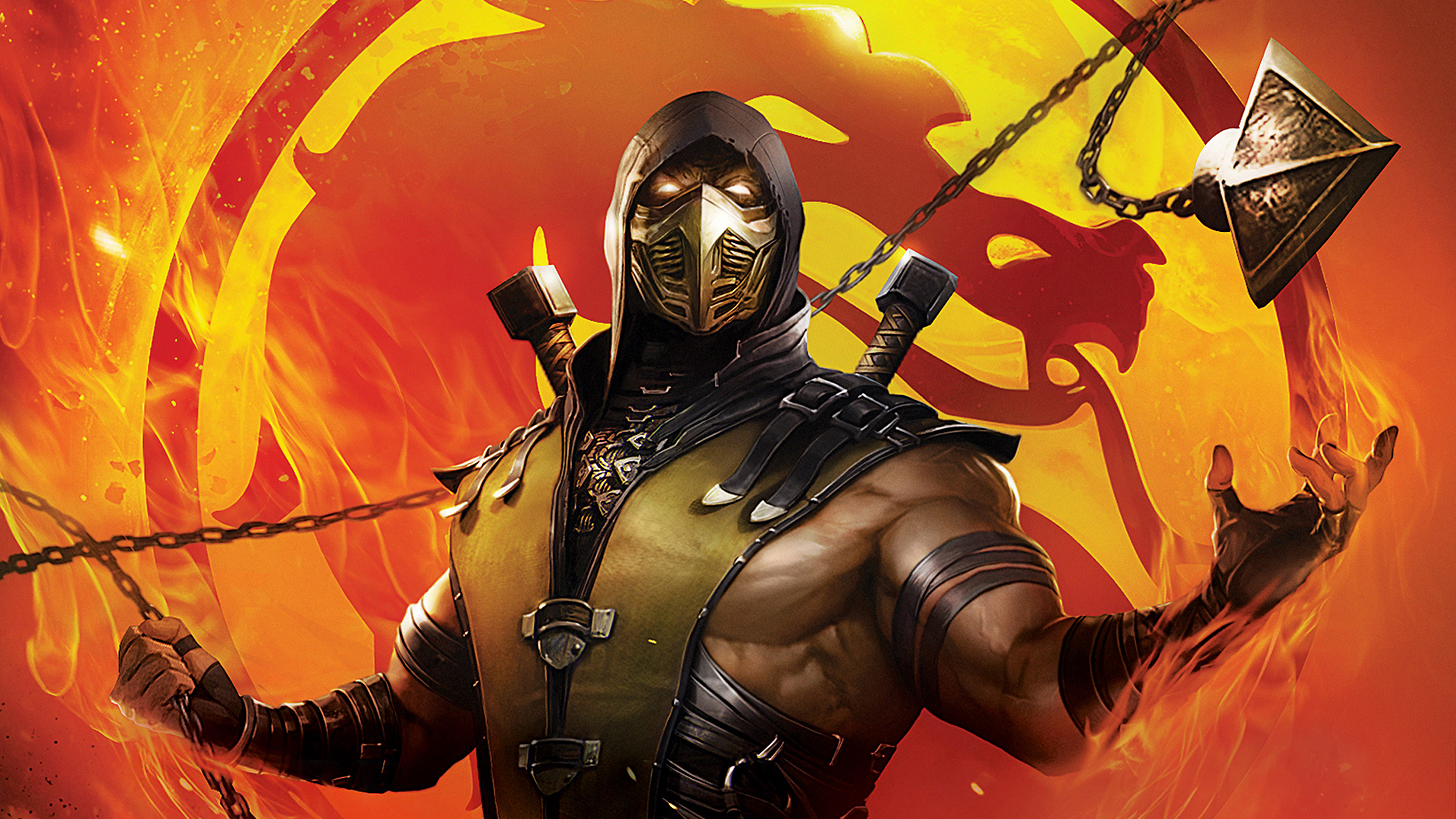 Die besten Mortal Kombat Legends: Scorpions Rache-Hintergründe für den Telefonbildschirm