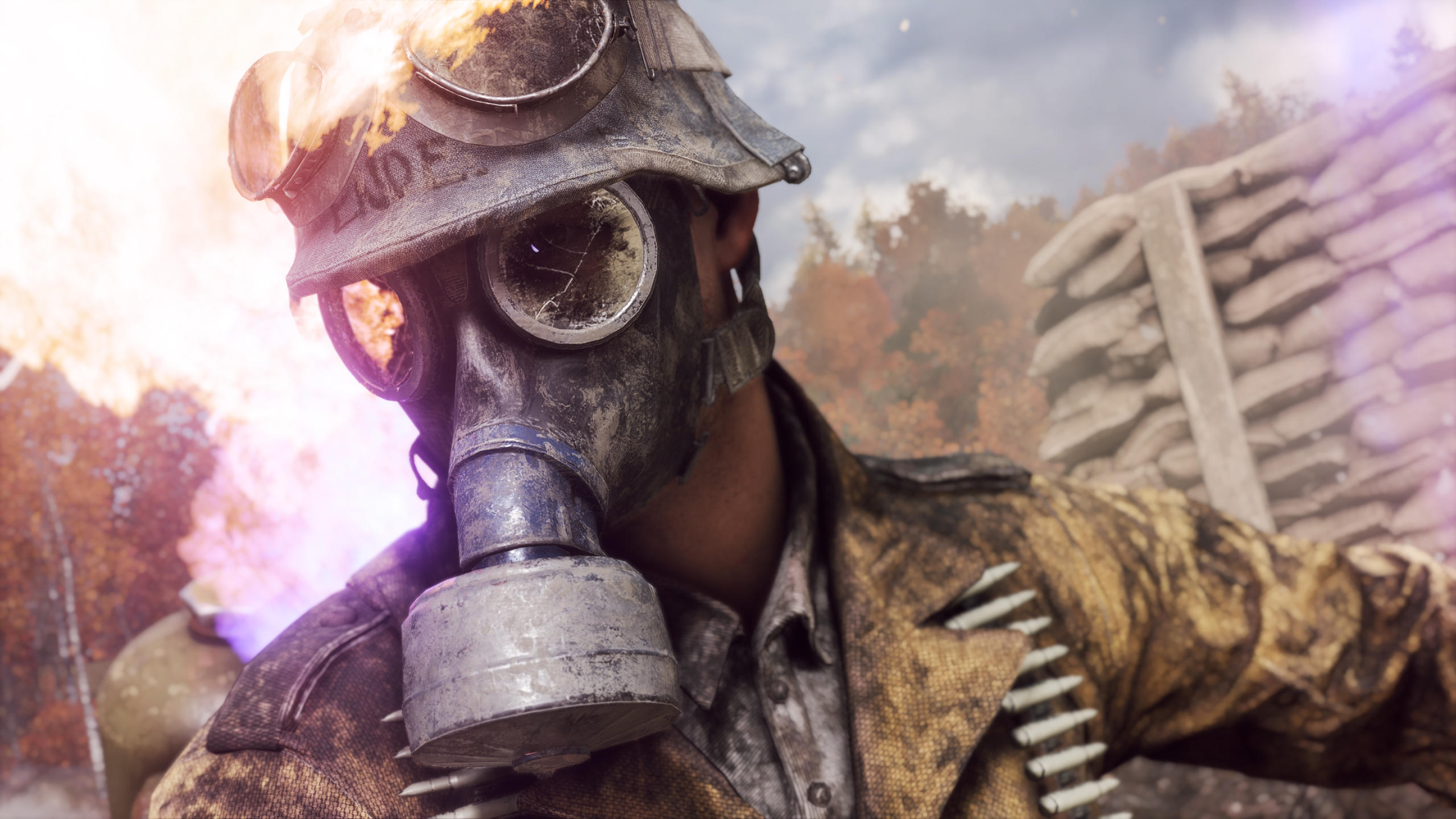 Download mobile wallpaper Battlefield, Gas Mask, Soldier, Video Game, Battlefield V for free.