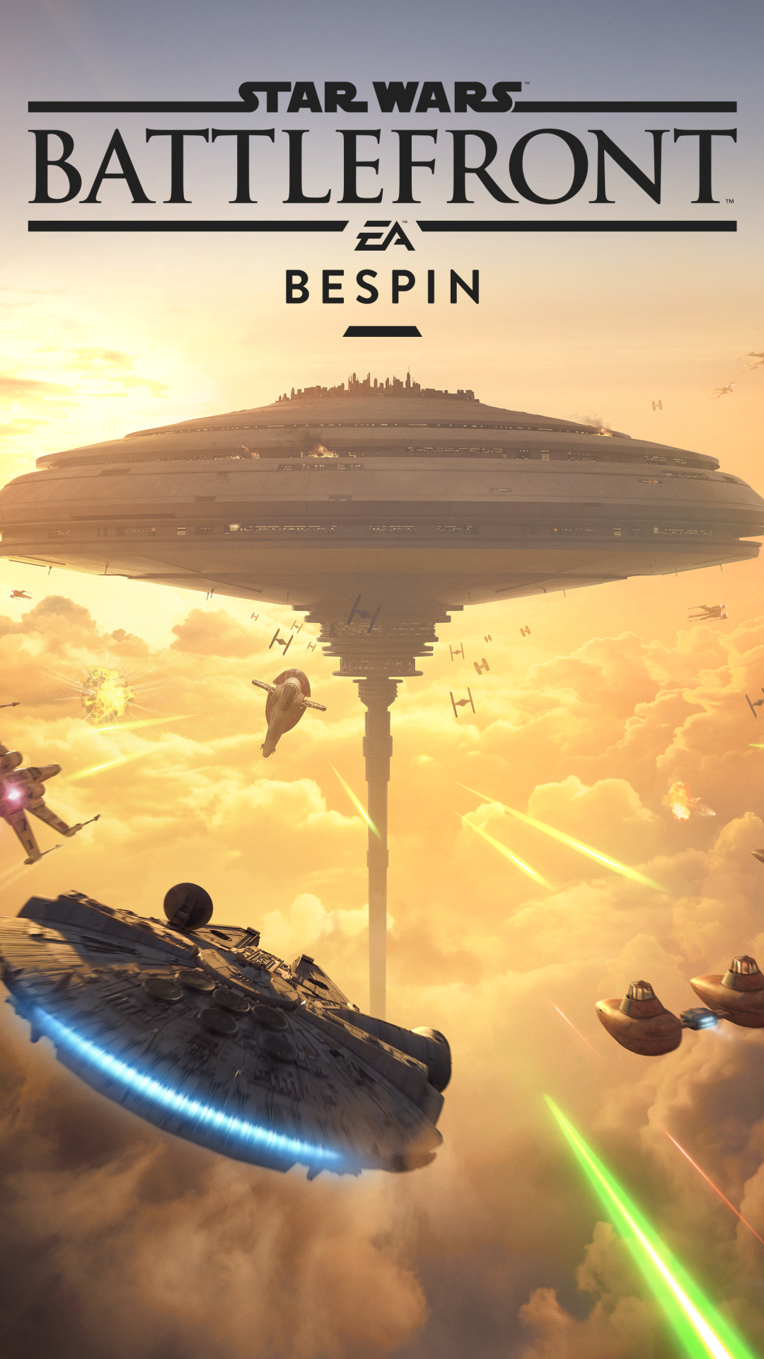 Handy-Wallpaper Computerspiele, Krieg Der Sterne, Millennium Falke, Star Wars Battlefront (2015) kostenlos herunterladen.
