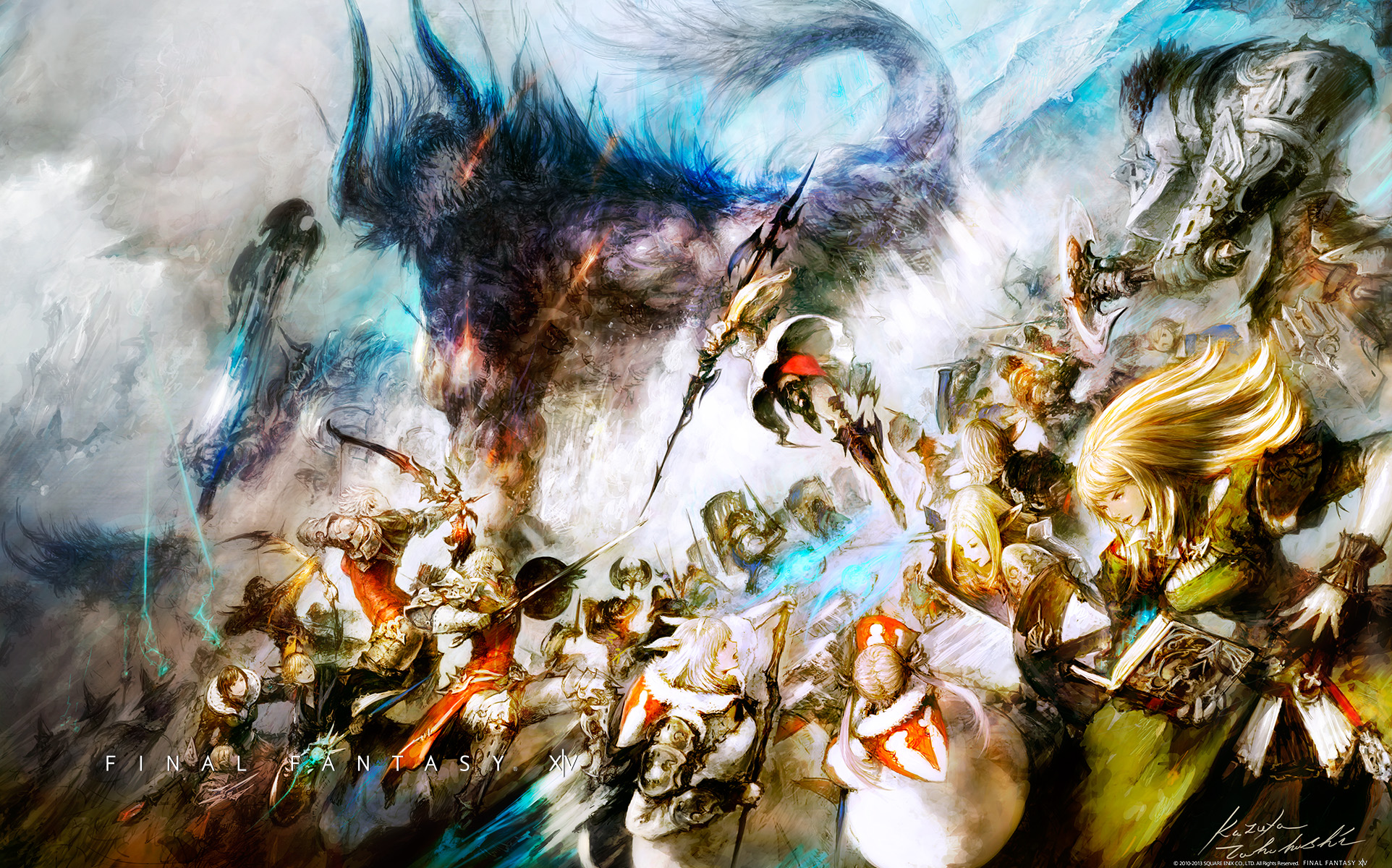 Скачать обои Final Fantasy Xiv: Царство Возрождается на телефон бесплатно