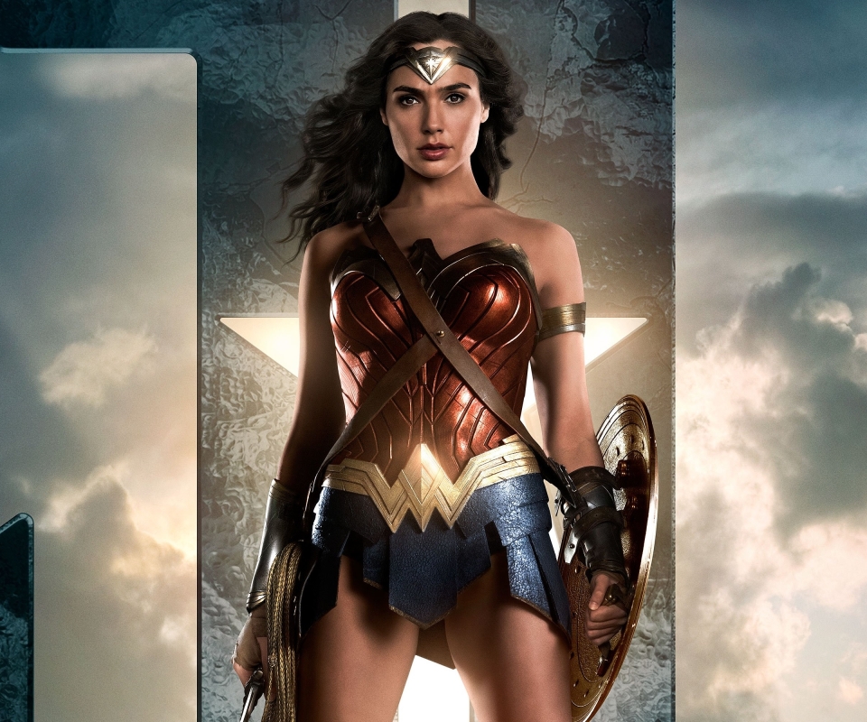 Handy-Wallpaper Filme, Wonderwoman, Gerechtigkeitsliga, Gal Gadot, Justice League, Wunderfrau kostenlos herunterladen.