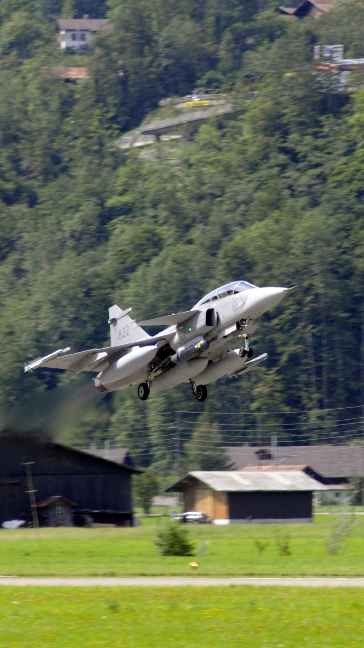 Download mobile wallpaper Military, Saab Jas 39 Gripen, Jet Fighters for free.