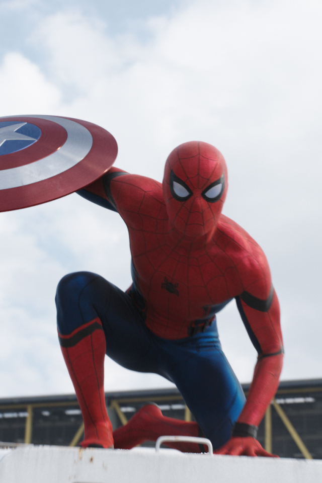 Handy-Wallpaper Captain America, Film, Filme, Spider Man, The First Avenger: Civil War kostenlos herunterladen.