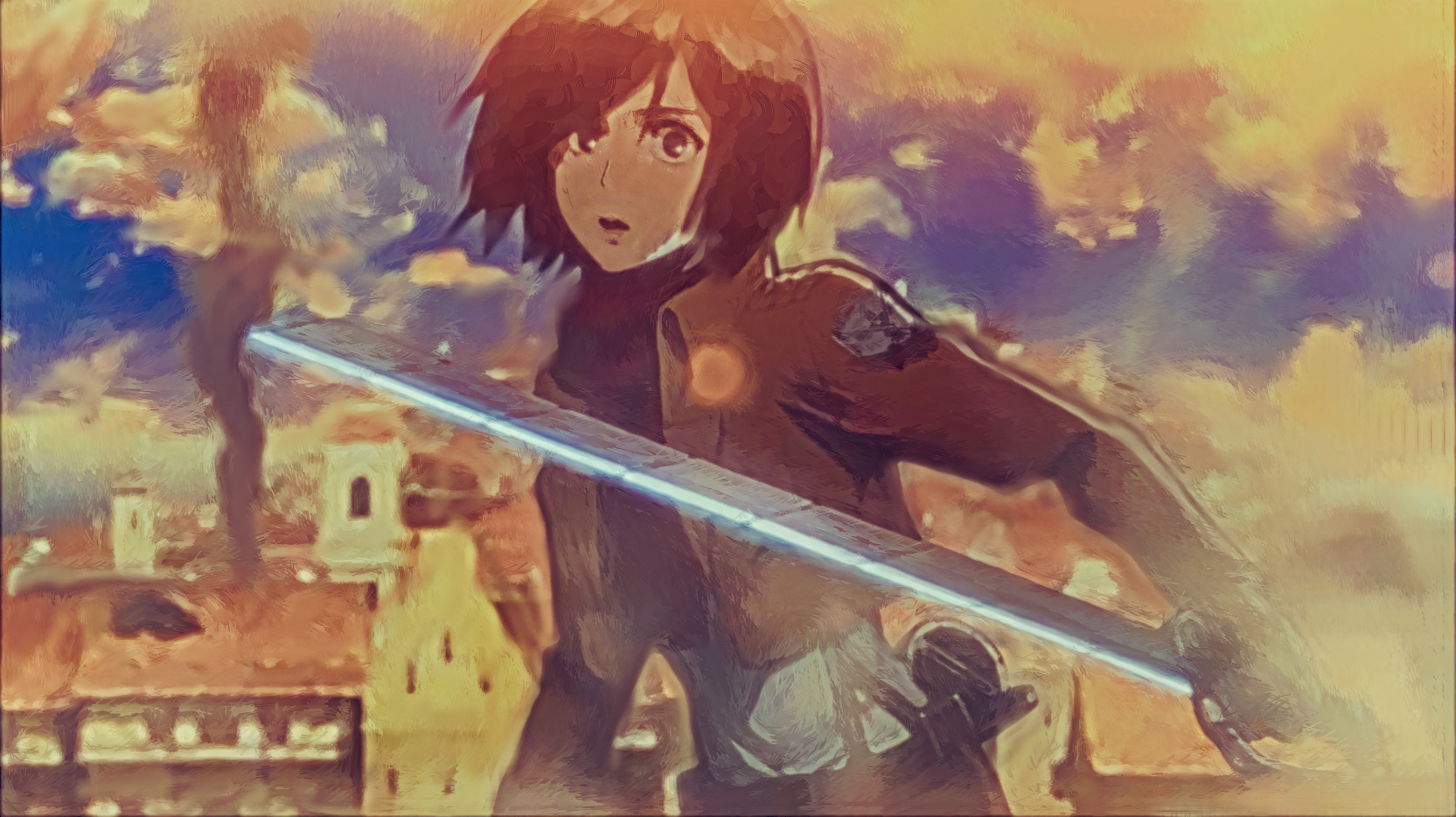 Handy-Wallpaper Animes, Mikasa Ackermann, Attack On Titan kostenlos herunterladen.