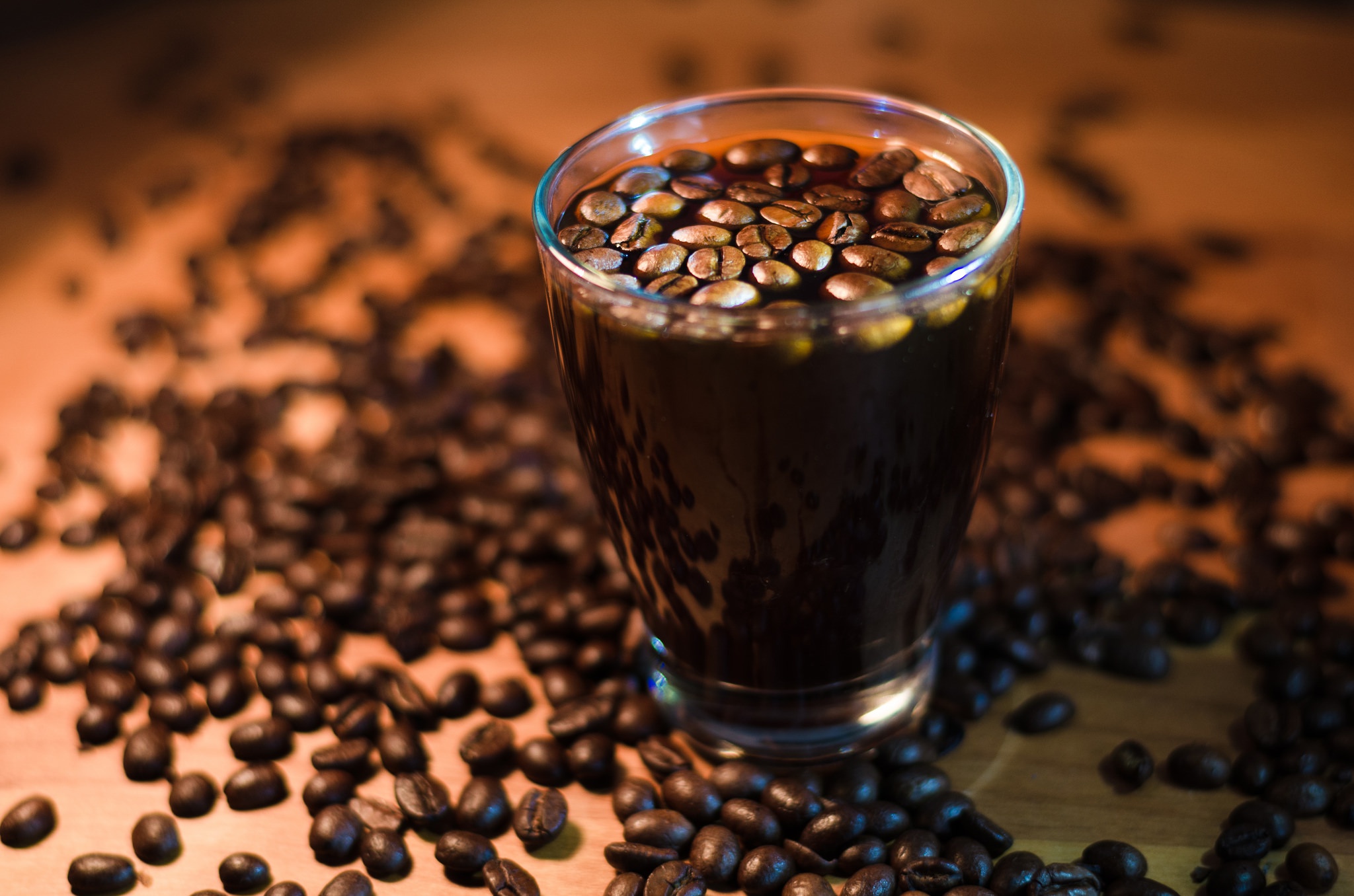 Free download wallpaper Food, Coffee, Glass, Drink, Coffee Beans on your PC desktop