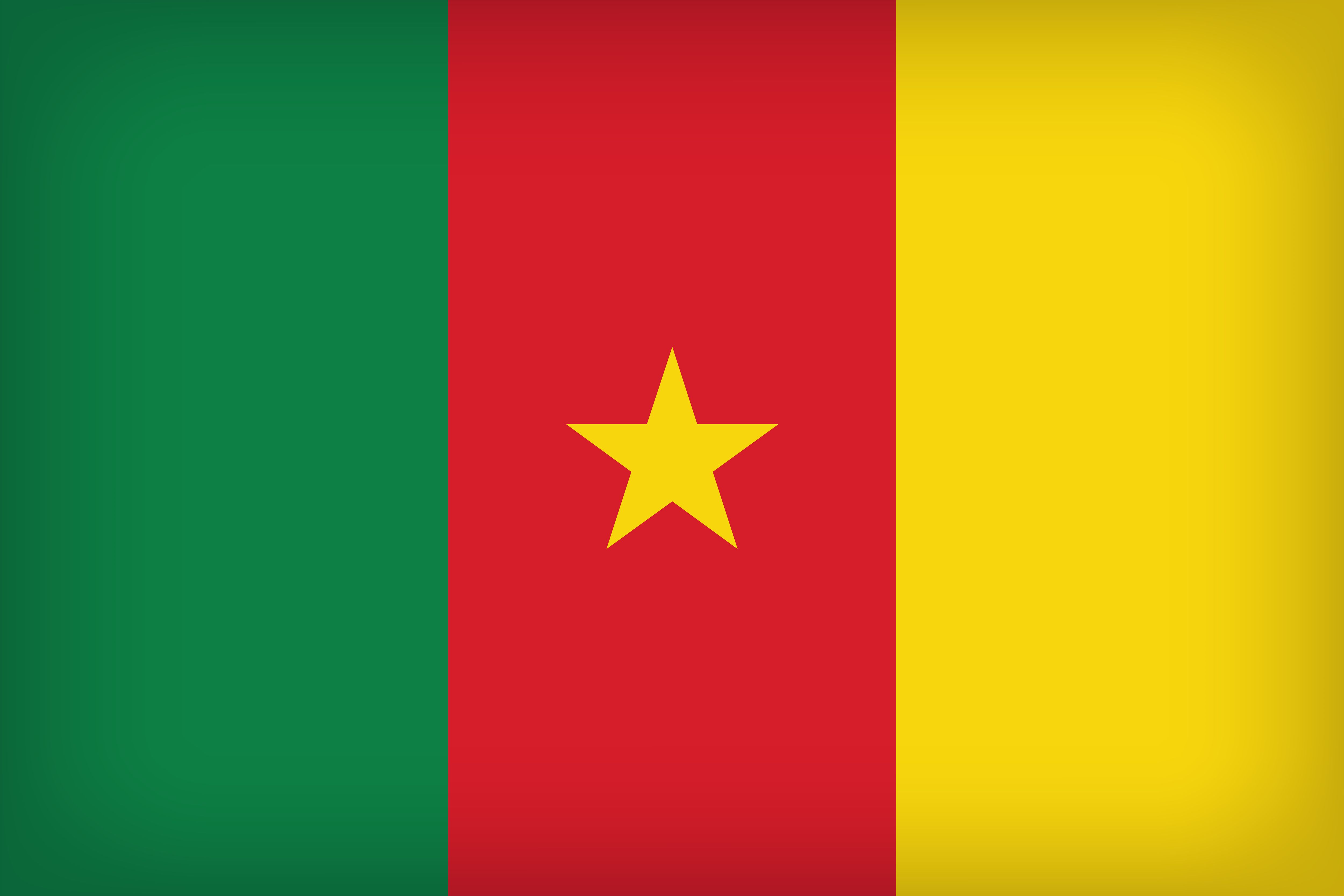 Laden Sie Flagge Von Kamerun HD-Desktop-Hintergründe herunter