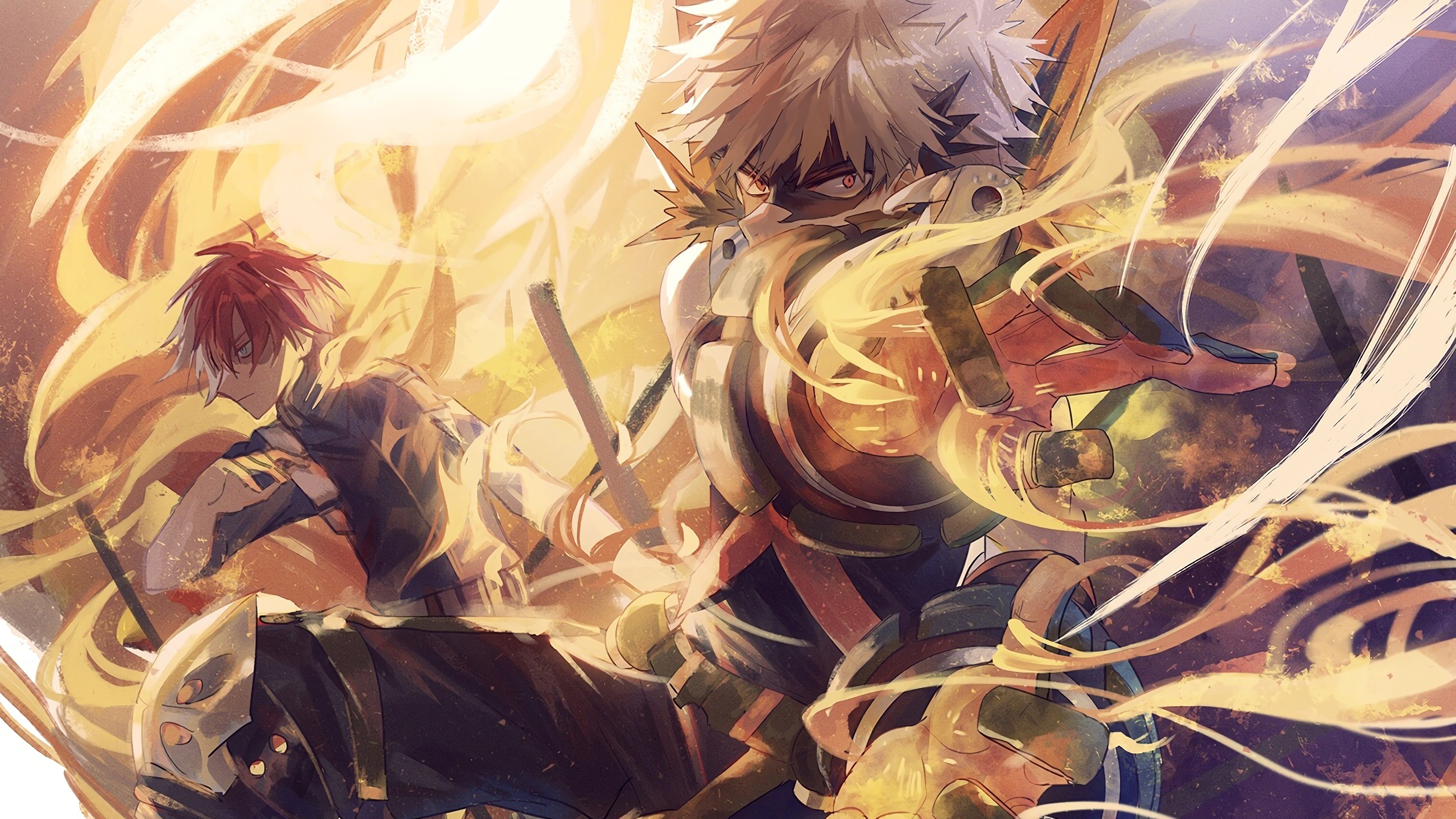 Free download wallpaper Anime, Shoto Todoroki, Katsuki Bakugou, My Hero Academia on your PC desktop