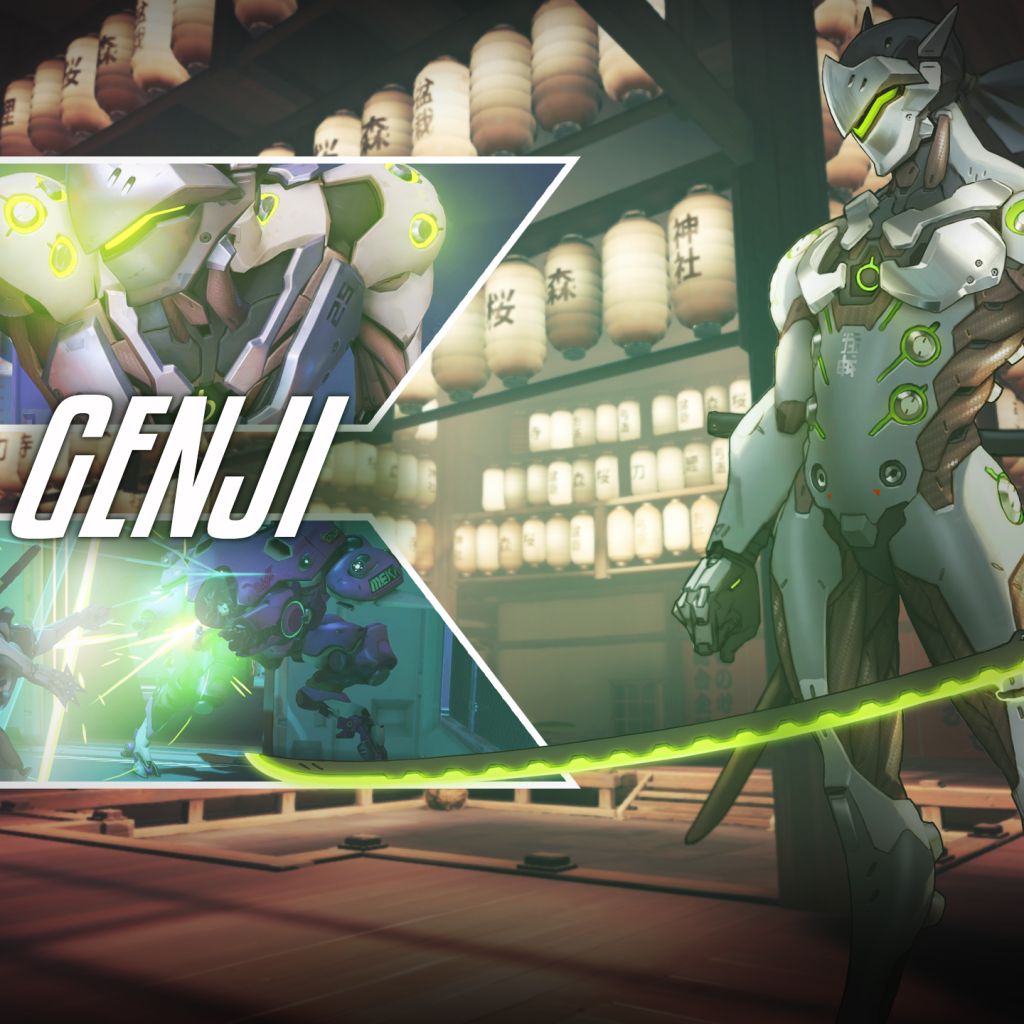 Laden Sie das Overwatch, Computerspiele, Genji (Overwatch)-Bild kostenlos auf Ihren PC-Desktop herunter