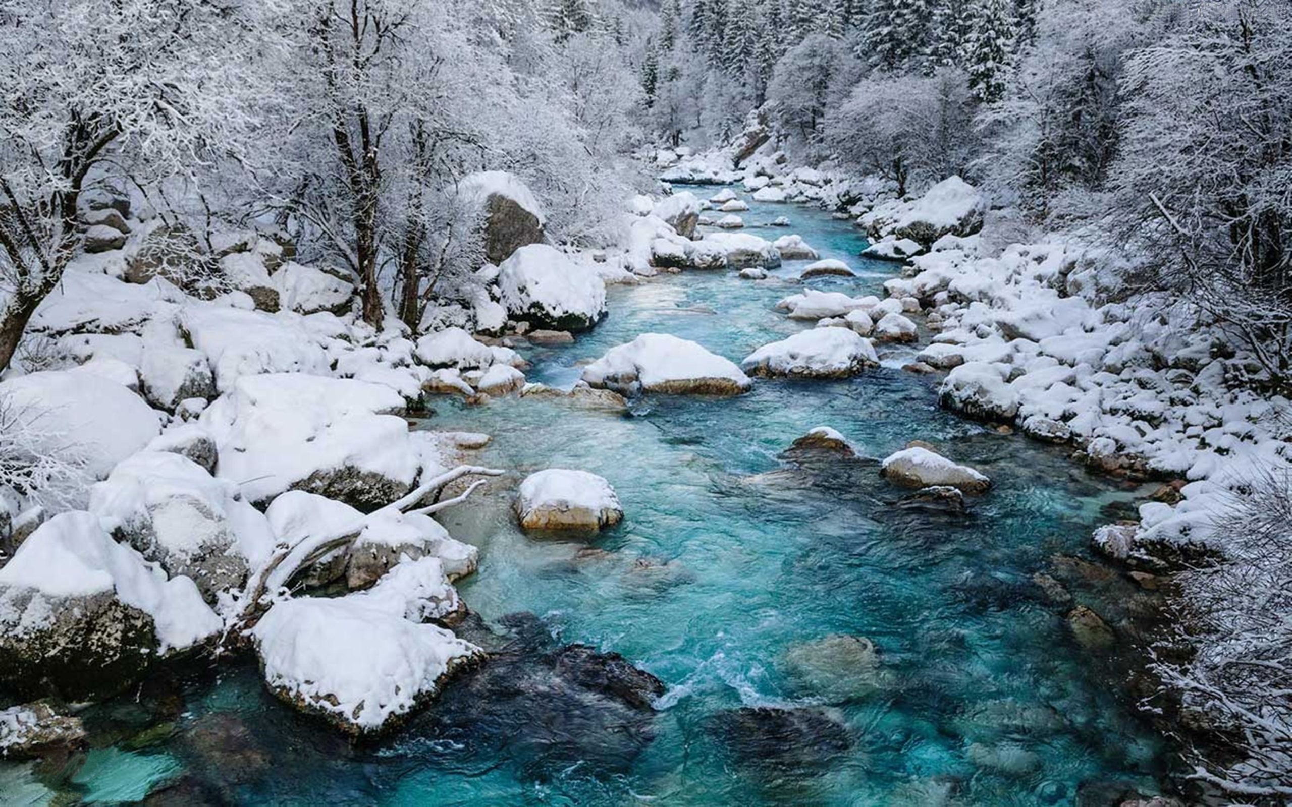 Baixe gratuitamente a imagem Inverno, Corrente, Terra/natureza na área de trabalho do seu PC