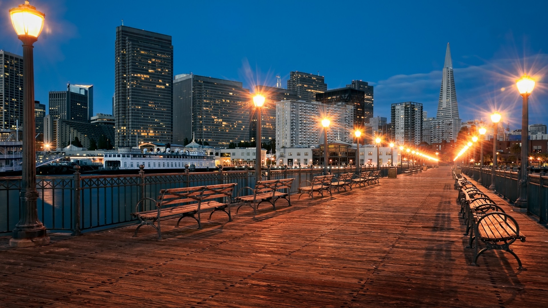 Download mobile wallpaper City, Pier, Man Made for free.