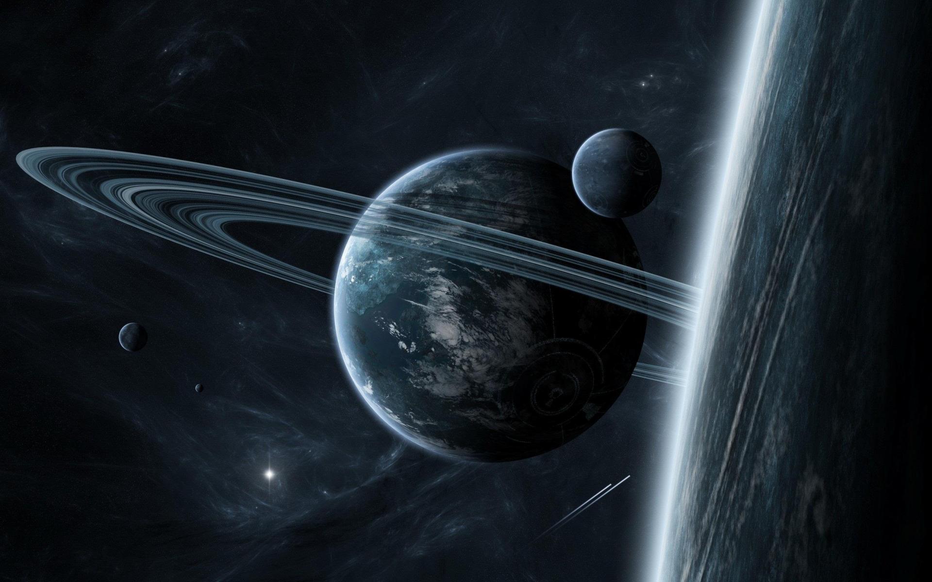 Download mobile wallpaper Space, Planet, Sci Fi, Planetary Ring for free.