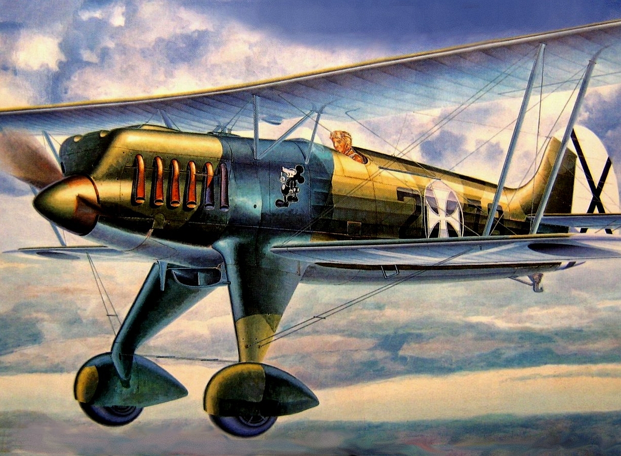 Télécharger des fonds d'écran Heinkel He 51 HD