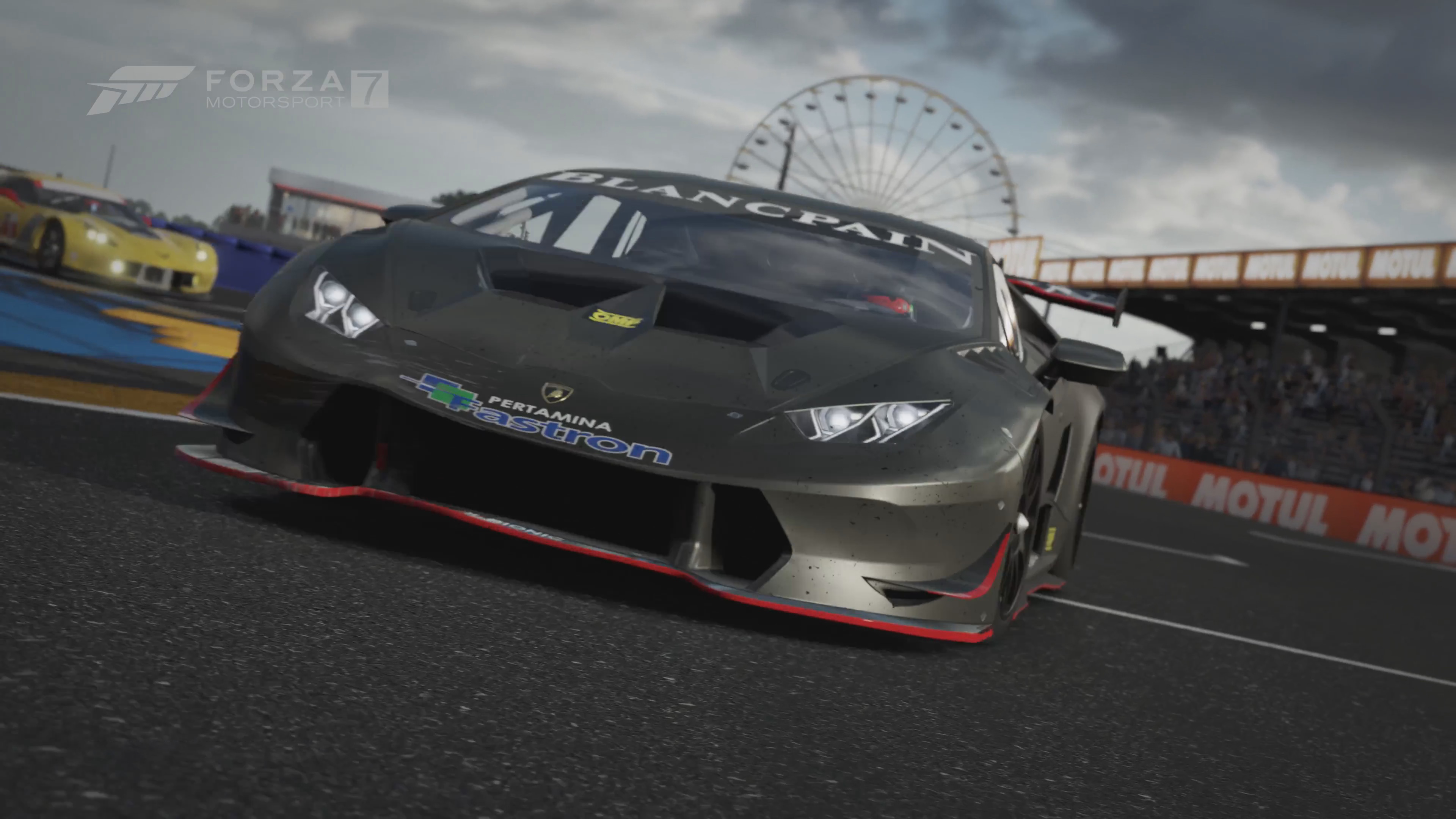 Laden Sie das Auto, Lamborghini, Lamborghini Huracan, Computerspiele, Forza Motorsport 7-Bild kostenlos auf Ihren PC-Desktop herunter