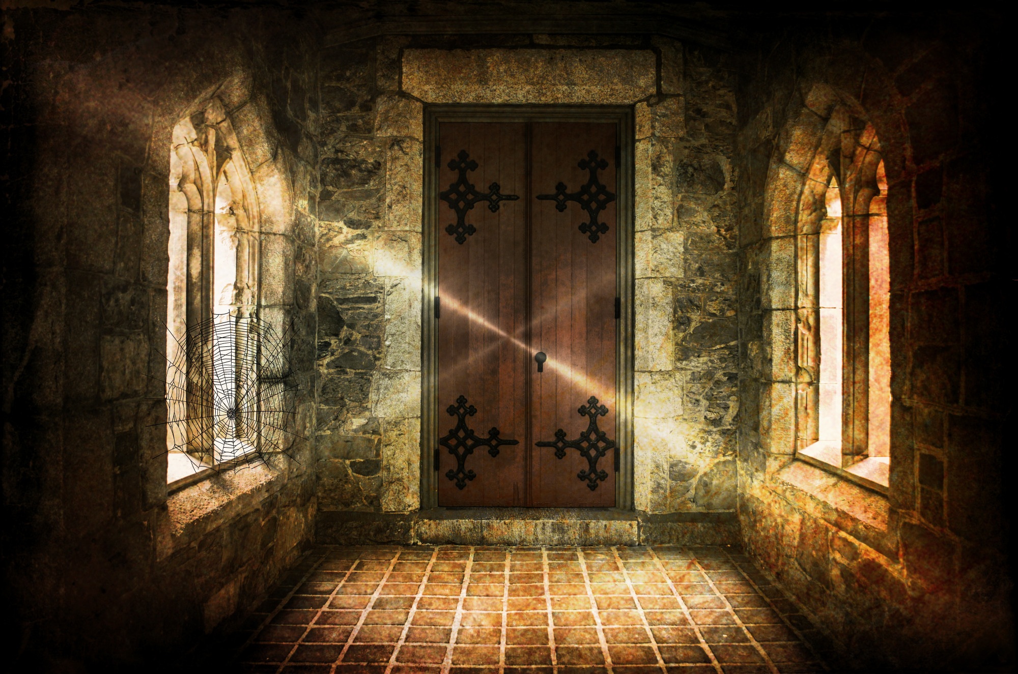 Free download wallpaper Fantasy, Dark, Light, Window, Artistic, Door on your PC desktop