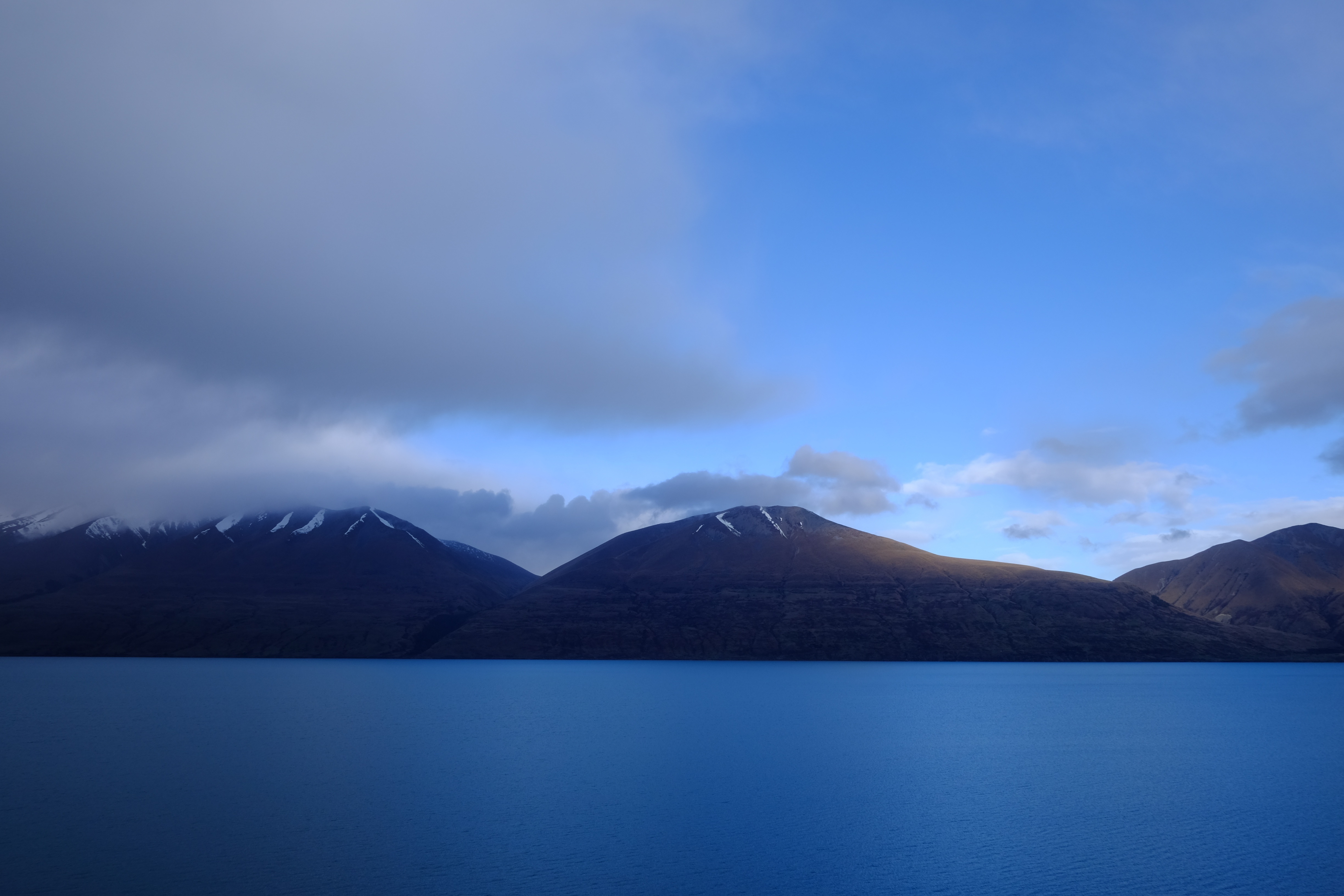 Free download wallpaper Sky, Mountains, Lake, Nature, Horizon on your PC desktop