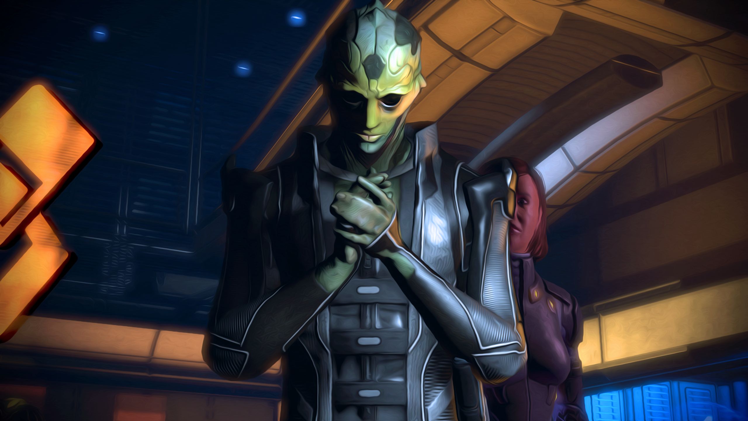 Descarga gratuita de fondo de pantalla para móvil de Thane Krios, Mass Effect 2, Mass Effect, Videojuego.