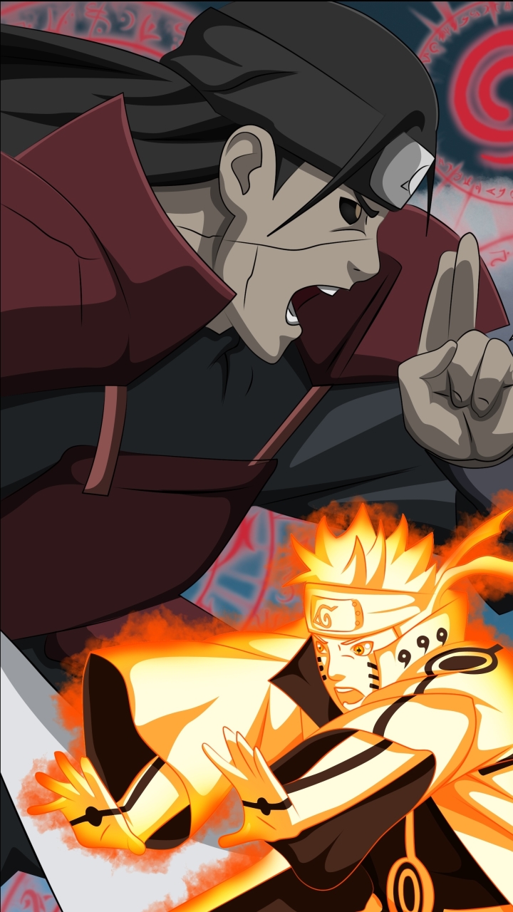 Download mobile wallpaper Anime, Naruto, Naruto Uzumaki, Hashirama Senju for free.