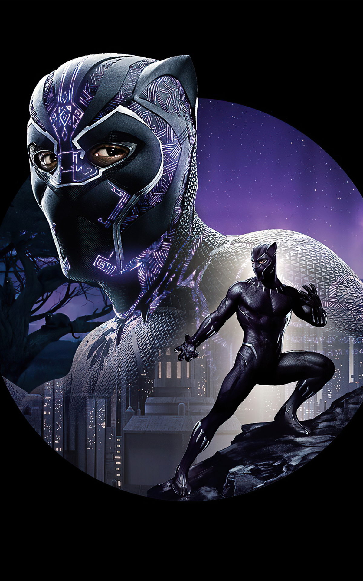 Descarga gratuita de fondo de pantalla para móvil de Películas, Pantera Negra (Marvel Comics), Pantera Negra, T'challa, Chadwick Boseman.