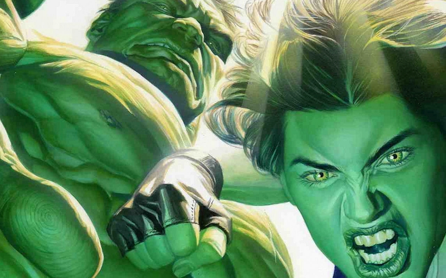 Free download wallpaper Hulk, Comics, She Hulk on your PC desktop