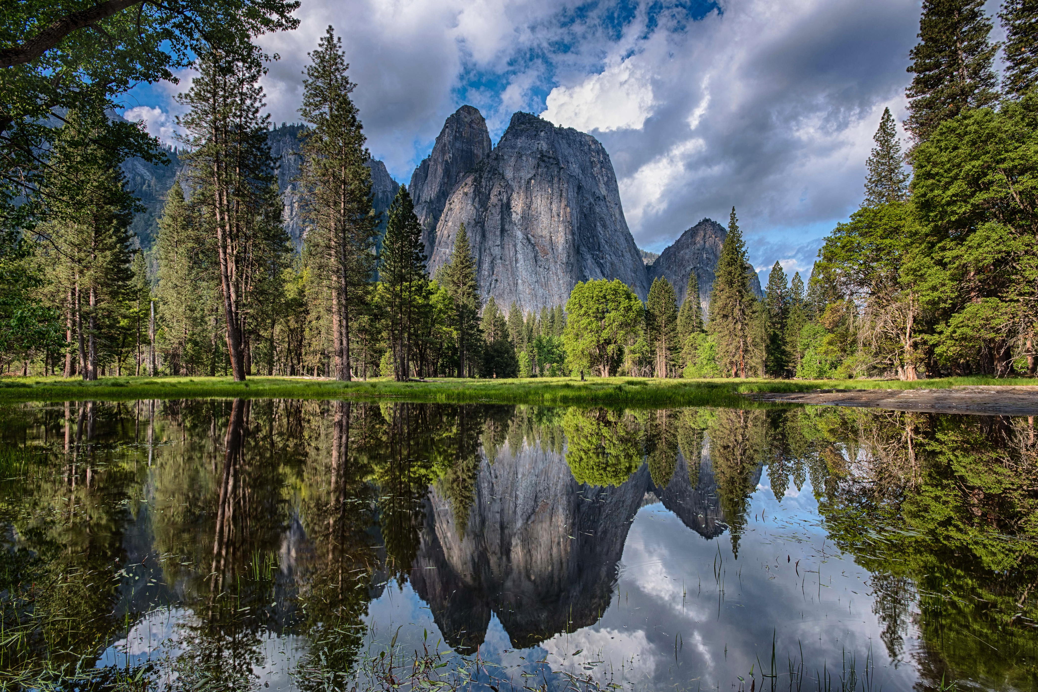 Free download wallpaper Nature, Mountain, Lake, Reflection, Tree, Earth on your PC desktop