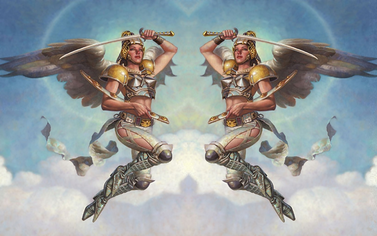 Free download wallpaper Fantasy, Angel Warrior on your PC desktop