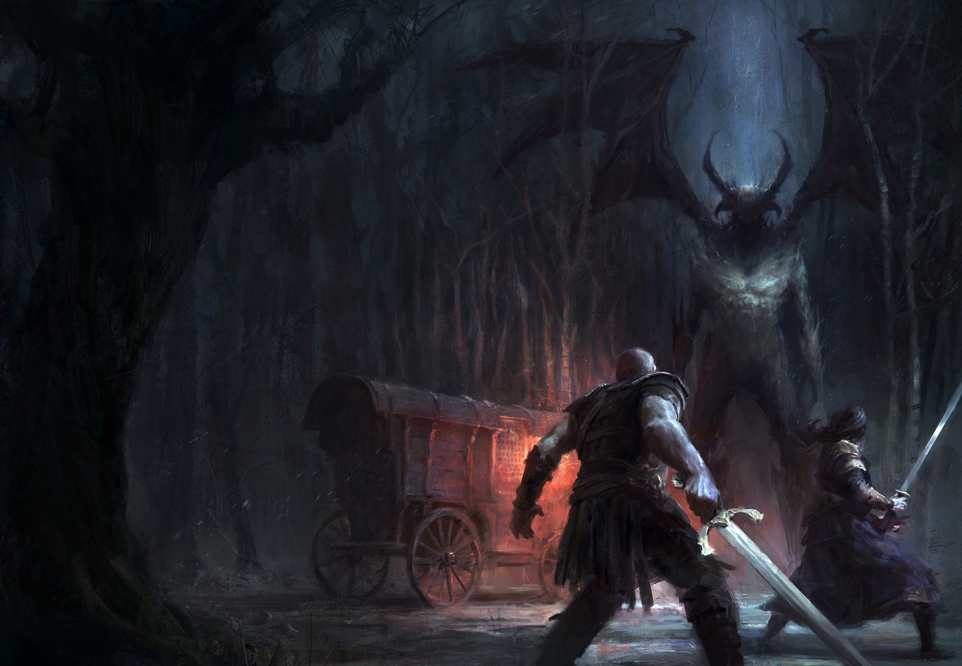 Free download wallpaper Dark, Demon on your PC desktop