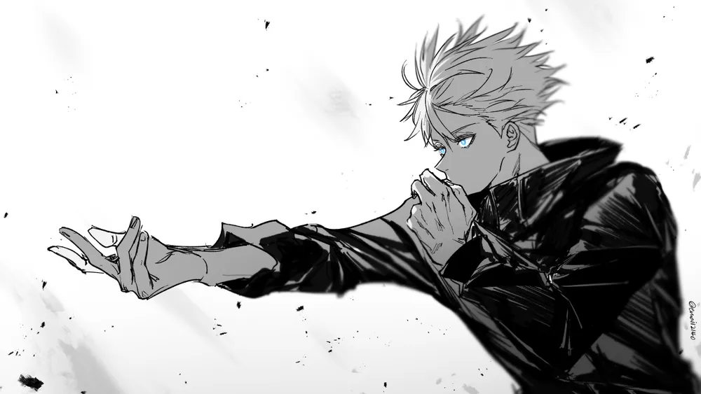 Fondo de pantalla de PC Satoru Gojo, Jujutsu Kaisen, Animado, Ojos