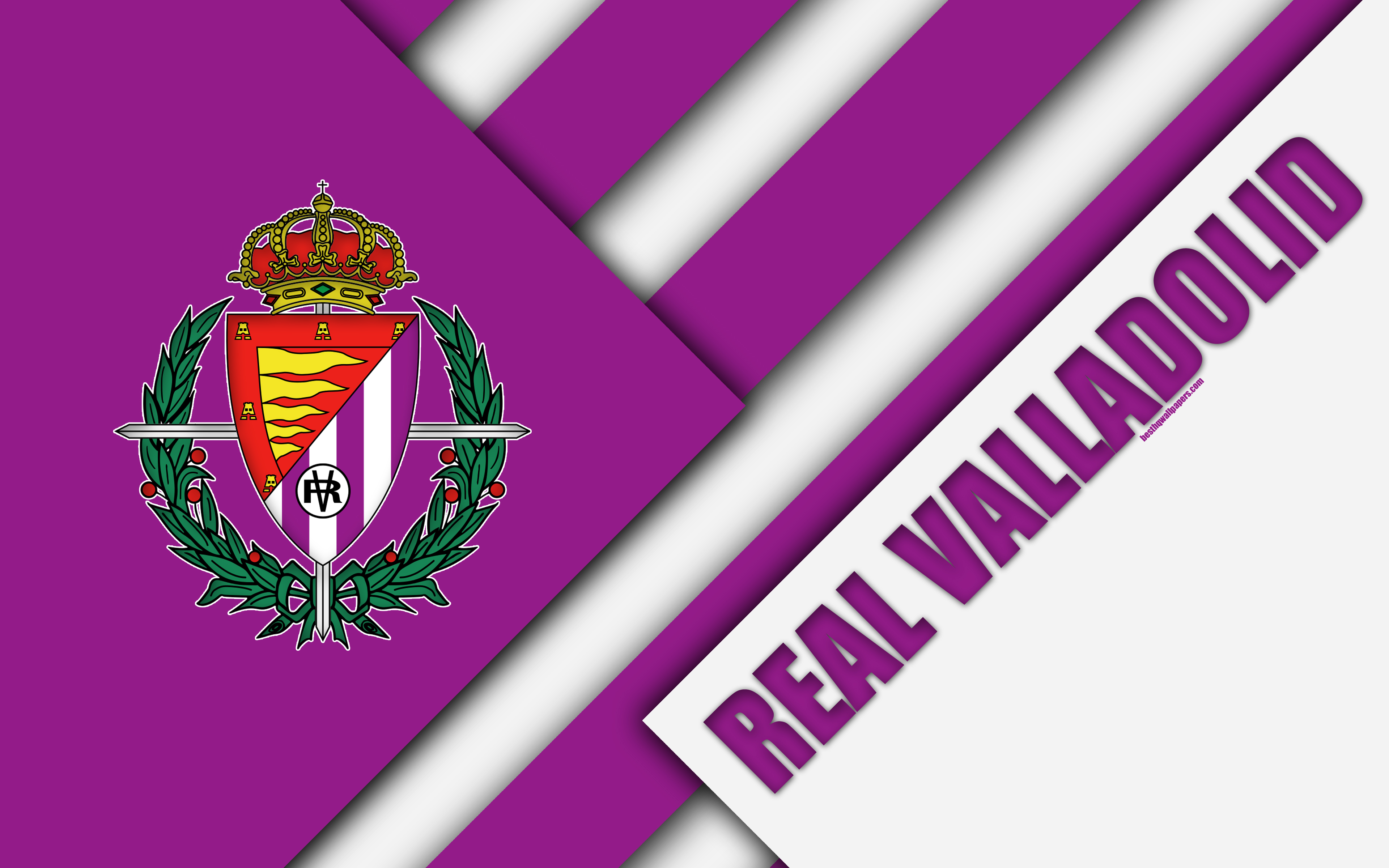 Baixar papel de parede para celular de Esportes, Futebol, Logotipo, Emblema, Real Valladolid gratuito.
