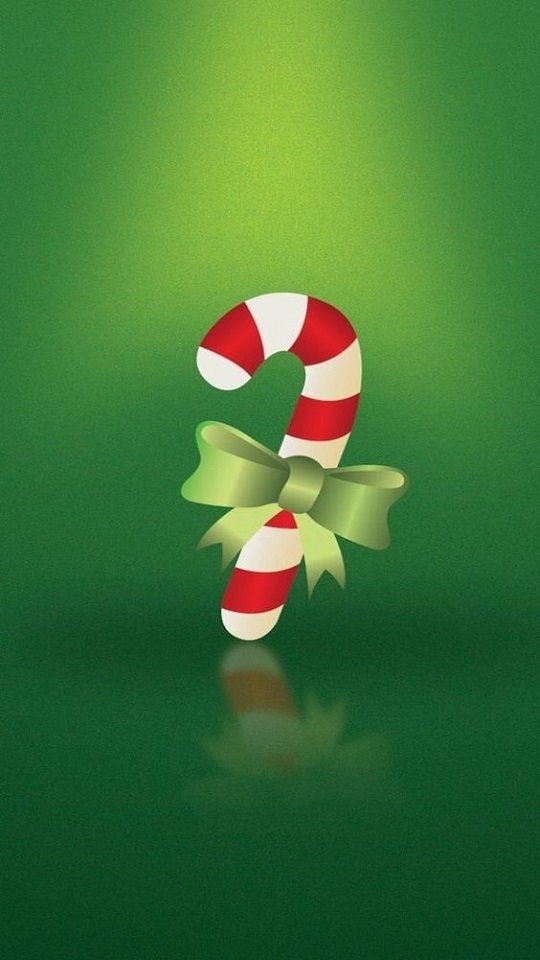 Скачать картинку Рождество, Зеленый, Праздничные, Конфета Тростник в телефон бесплатно.