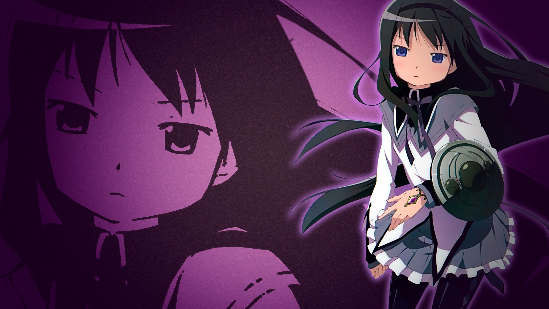 Baixar papel de parede para celular de Anime, Mahô Shôjo Madoka Magika: Puella Magi Madoka Magica, Homura Akemi gratuito.