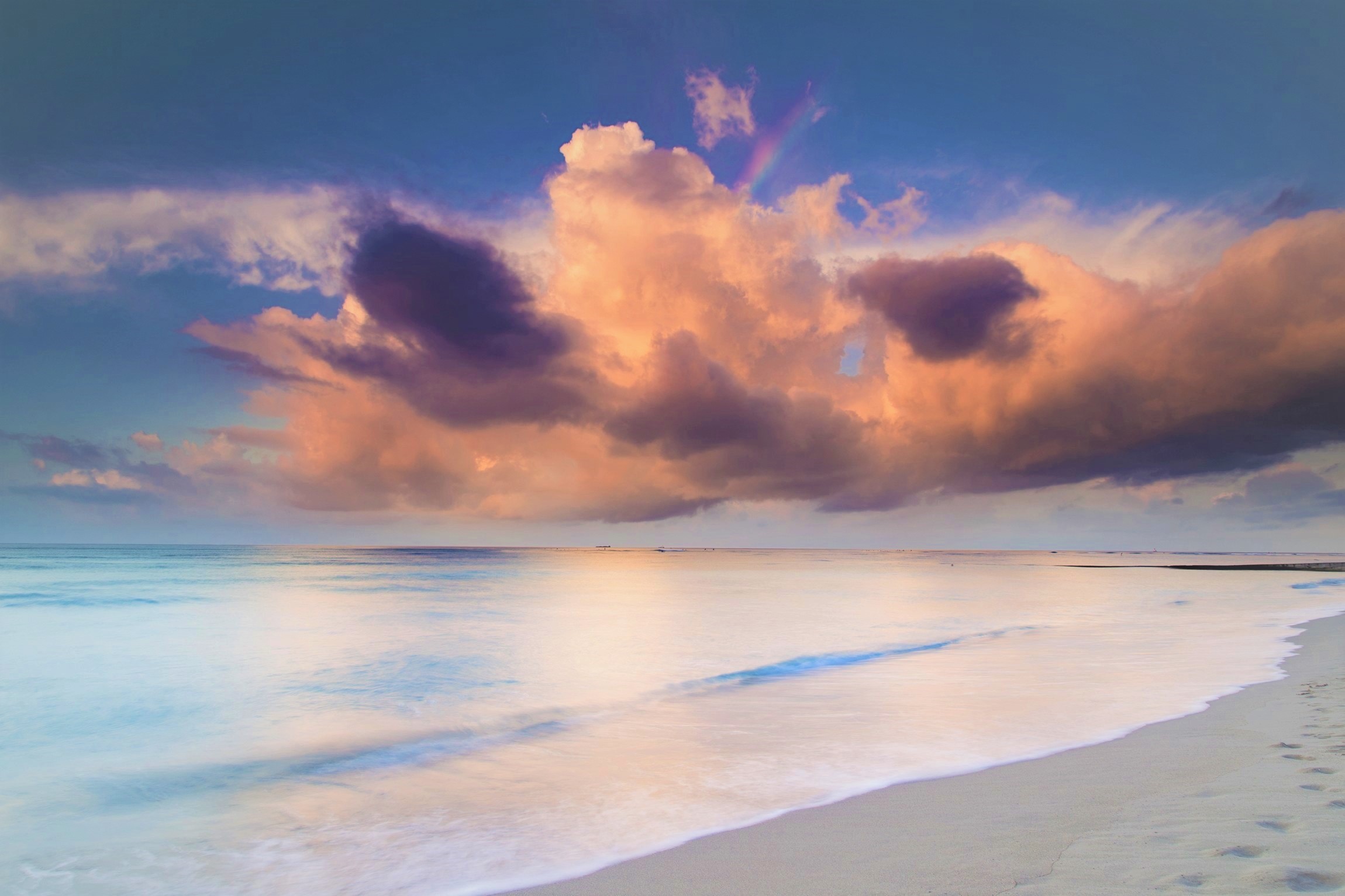 Baixe gratuitamente a imagem Pôr Do Sol, Mar, Horizonte, Oceano, Nuvem, Terra/natureza na área de trabalho do seu PC