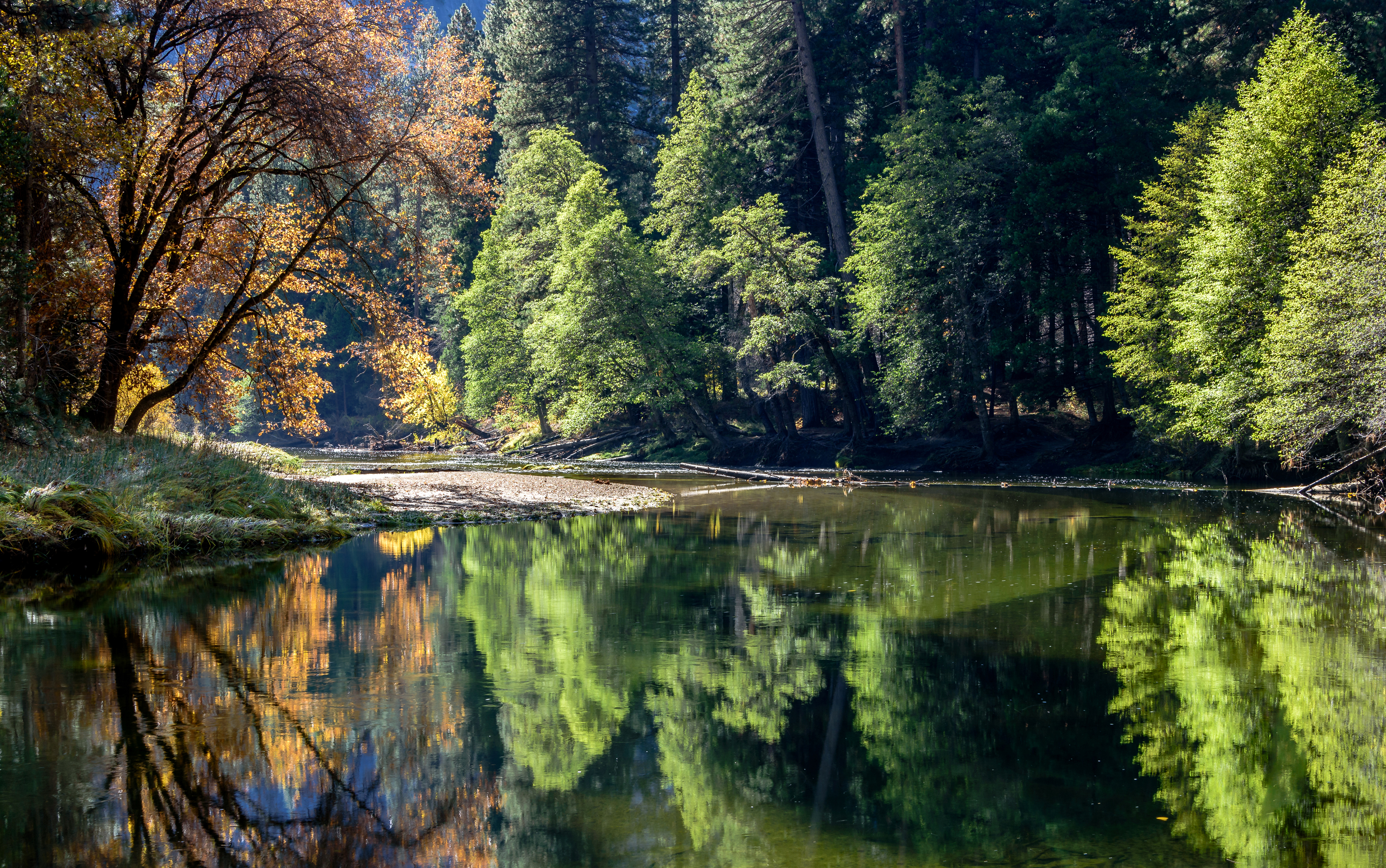 Free download wallpaper Nature, Reflection, Earth, River on your PC desktop