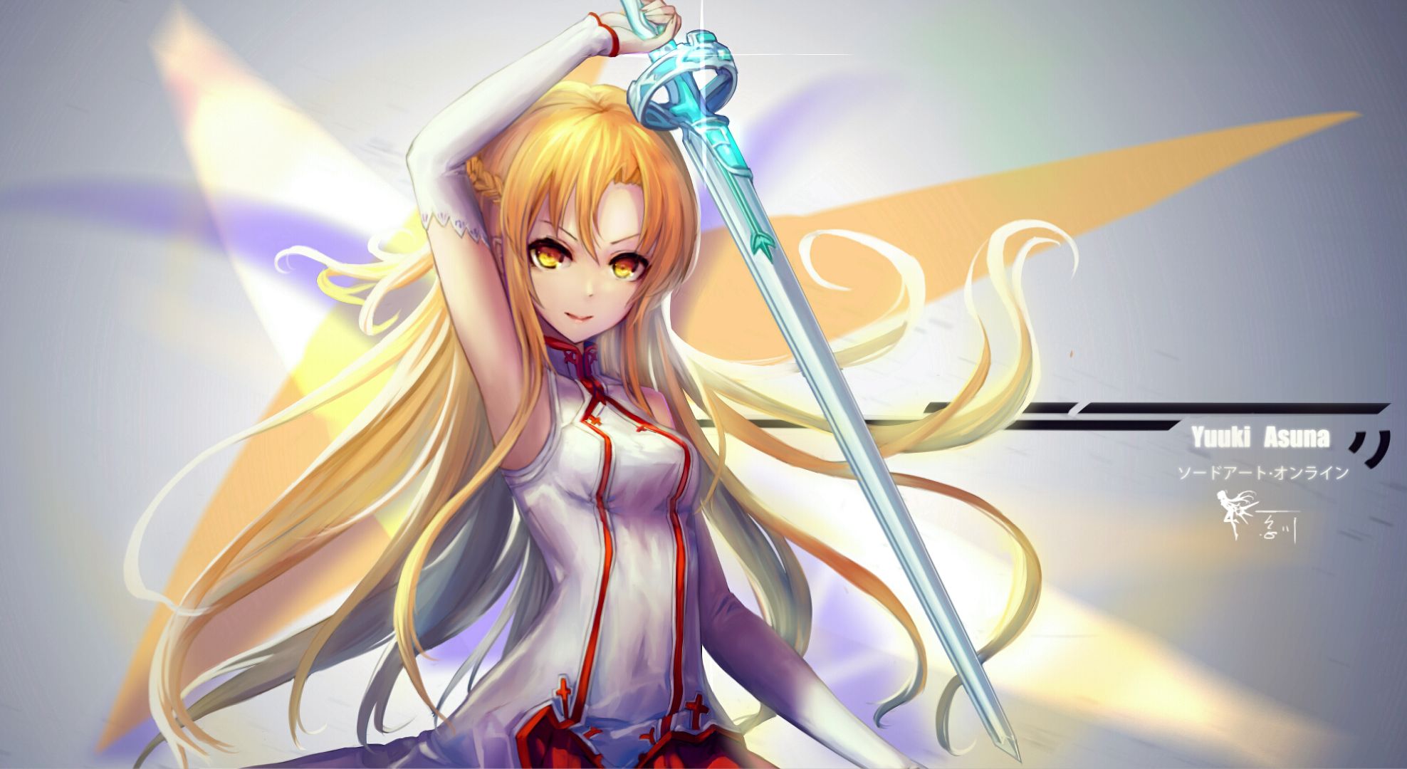 Descarga gratis la imagen Sword Art Online, Asuna Yuuki, Animado en el escritorio de tu PC