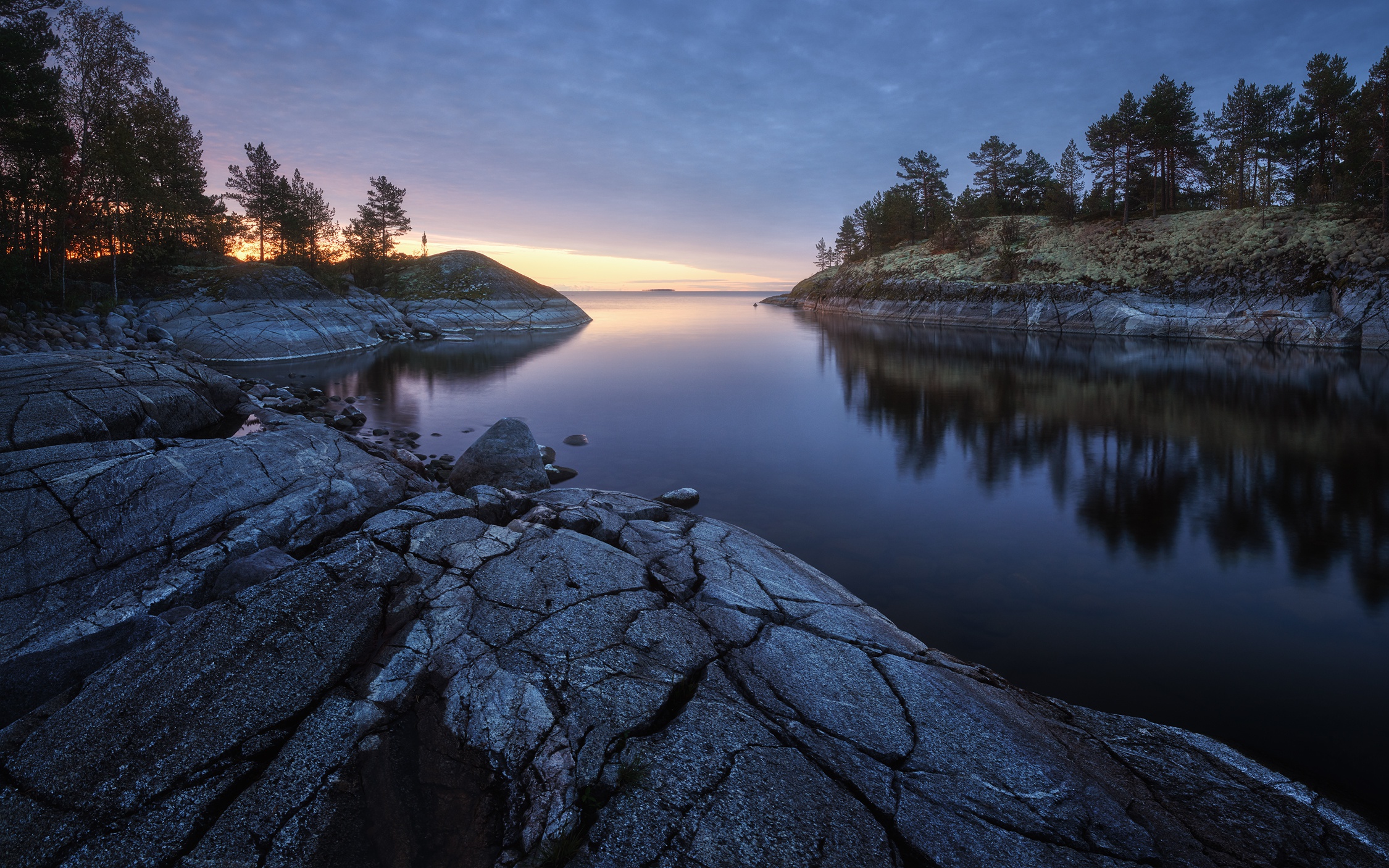 Free download wallpaper Nature, Lakes, Lake, Earth, Stone, Lake Ladoga on your PC desktop