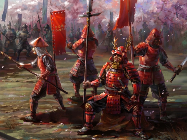 Download mobile wallpaper Samurai, Fantasy for free.
