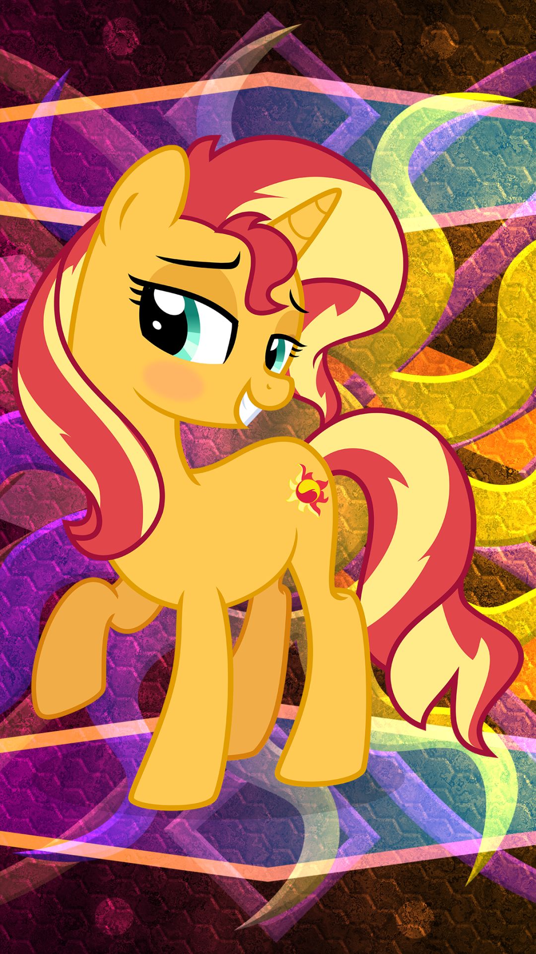 Baixar papel de parede para celular de Meu Pequeno Pônei, Programa De Tv, My Little Pony: A Amizade É Mágica, Brilho Do Pôr Do Sol gratuito.