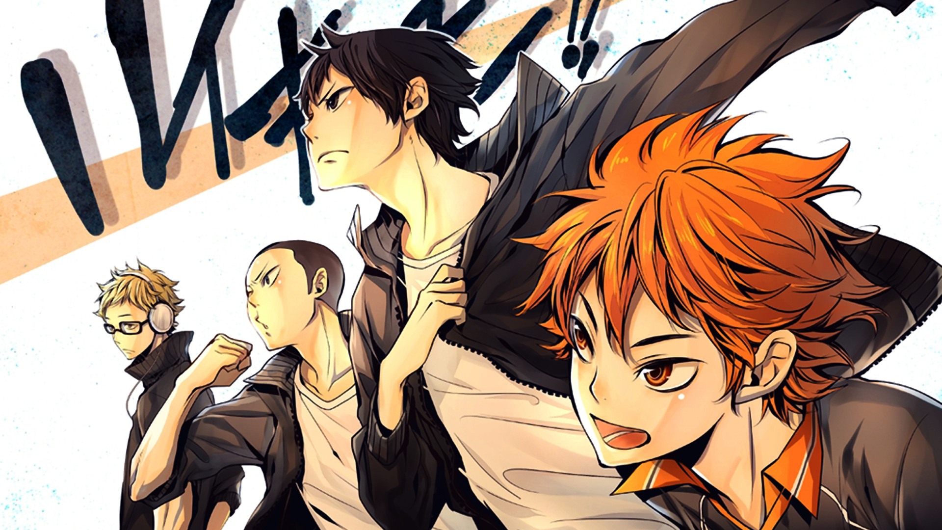 892630 descargar fondo de pantalla animado, haikyu!!, kei tsukishima, ryunosuke tanaka, shōyō hinata, tobio kageyama: protectores de pantalla e imágenes gratis