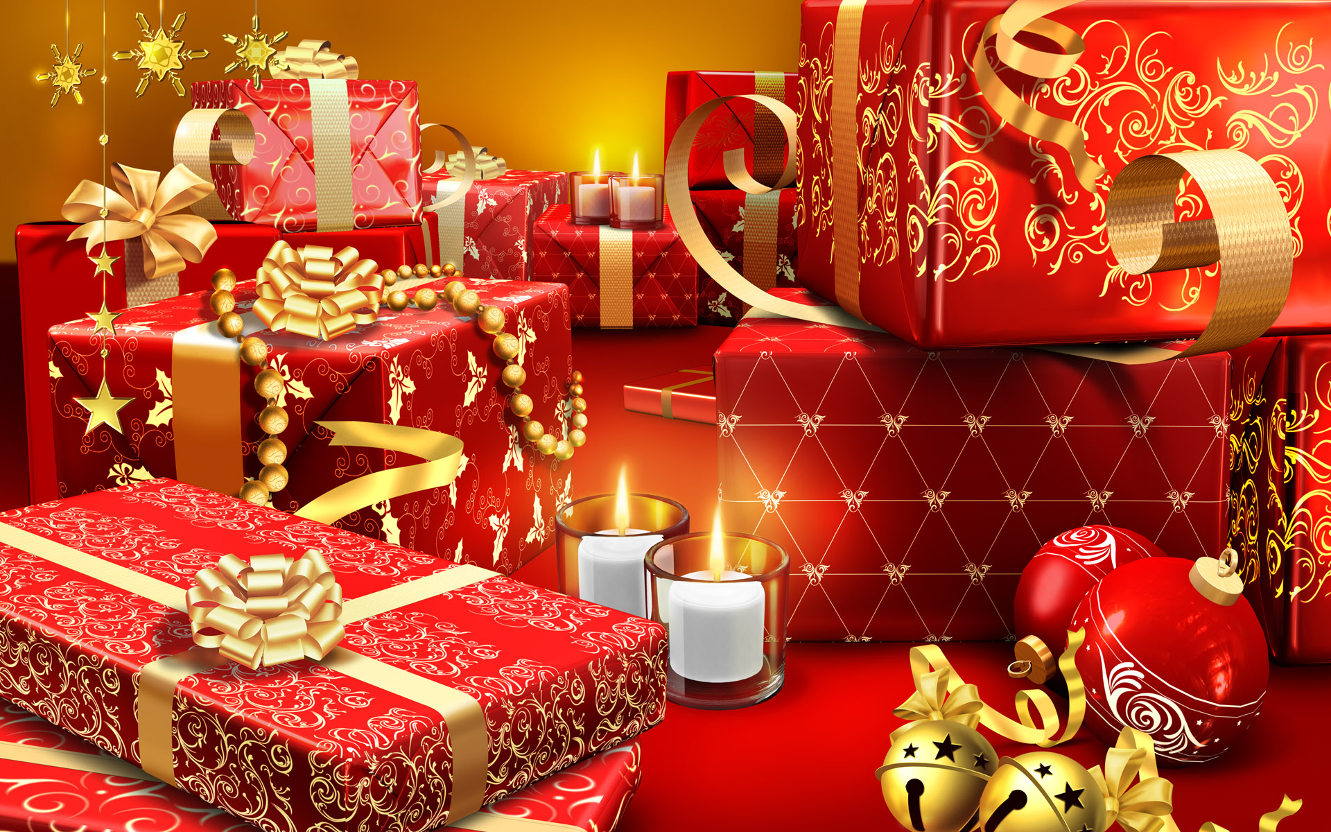 163005 descargar imagen día festivo, navidad, vela, regalo: fondos de pantalla y protectores de pantalla gratis