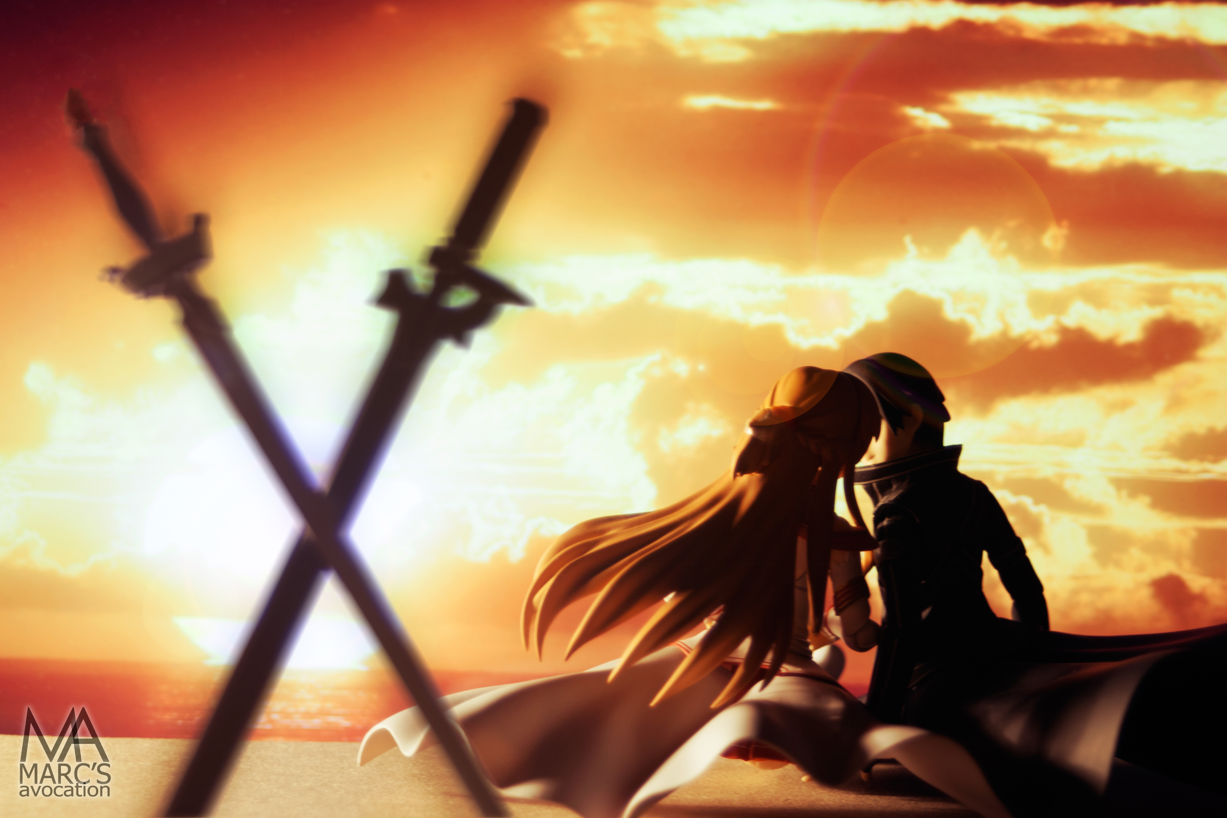 Download mobile wallpaper Anime, Sword Art Online, Asuna Yuuki, Kirito (Sword Art Online), Kazuto Kirigaya for free.