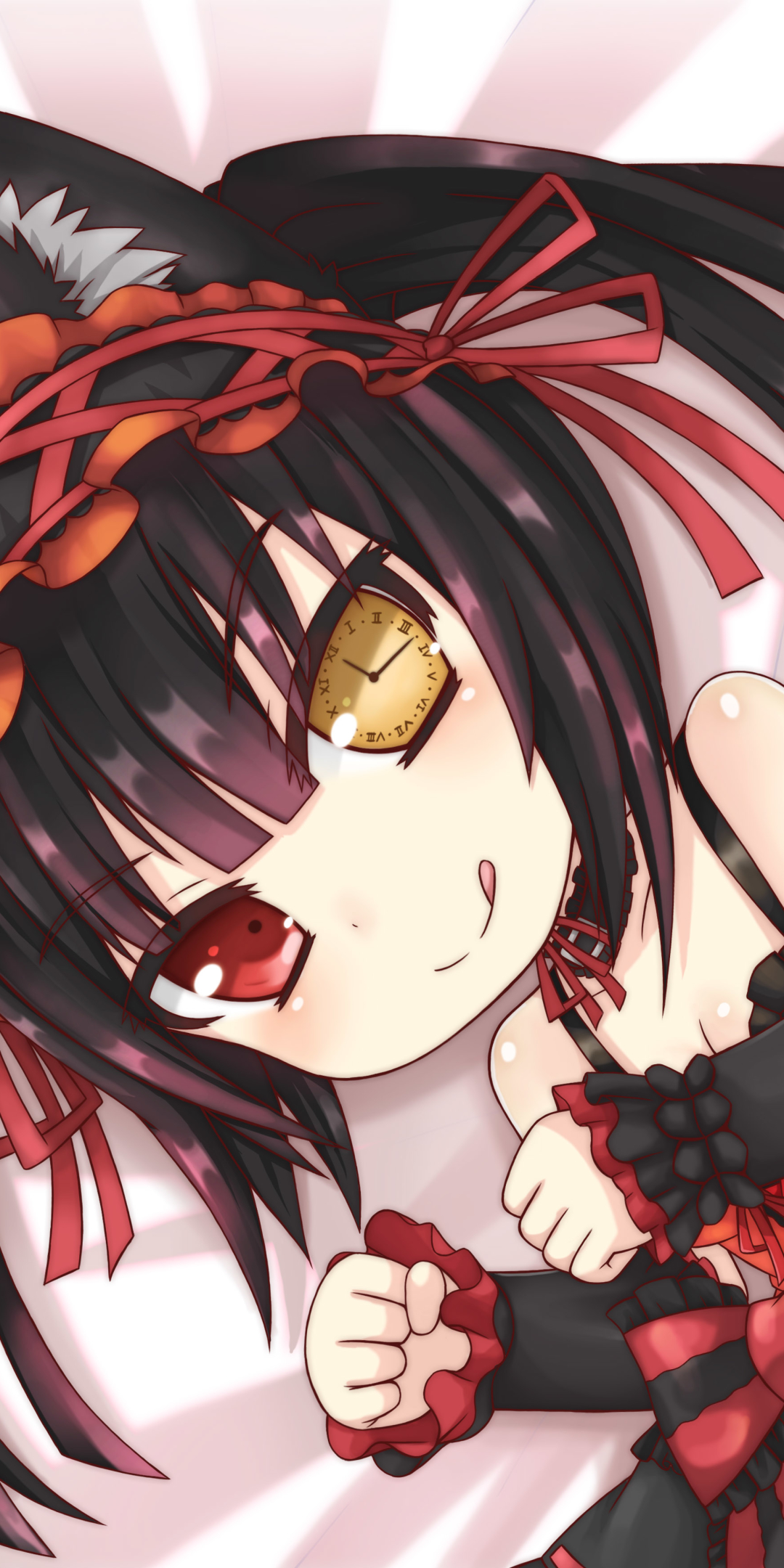 Handy-Wallpaper Animes, Datum A Live, Kurumi Tokisaki kostenlos herunterladen.