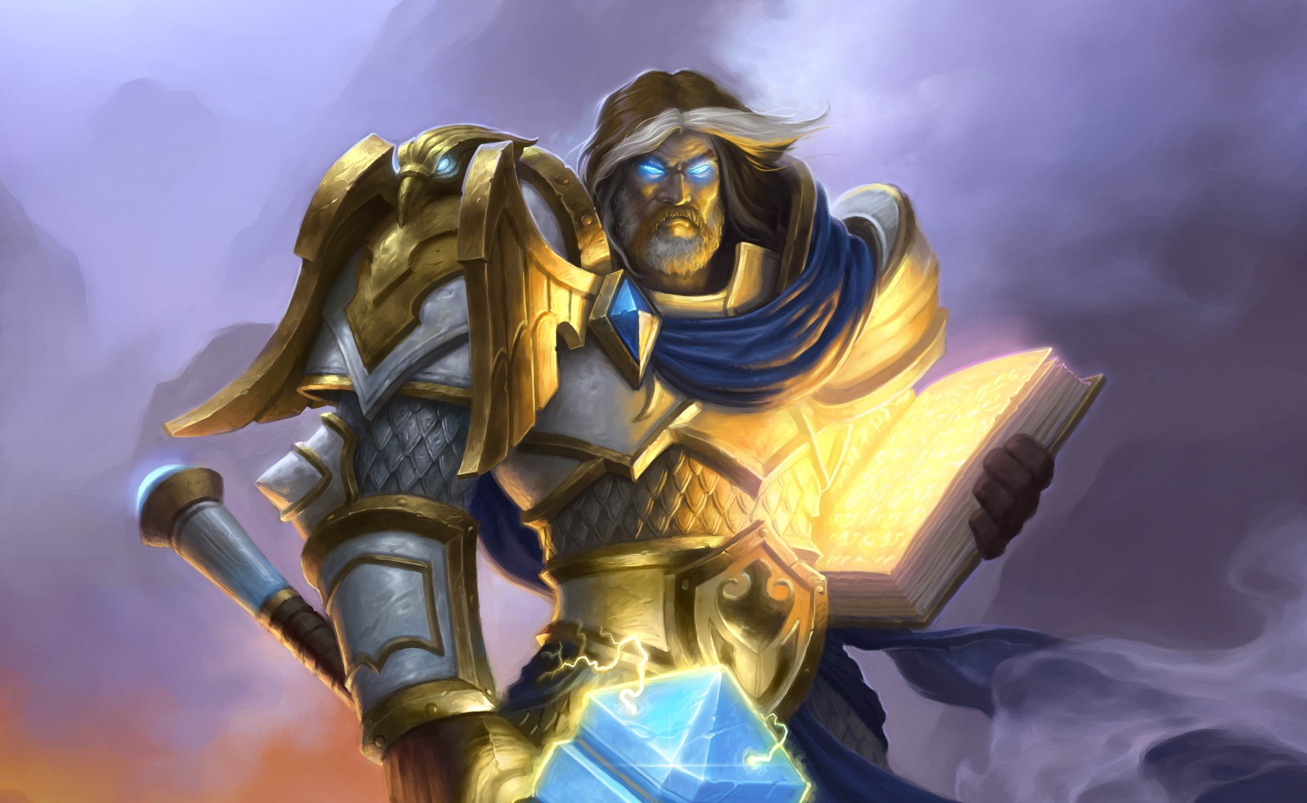 video game, hearthstone: heroes of warcraft, paladin, uther (warcraft), warcraft